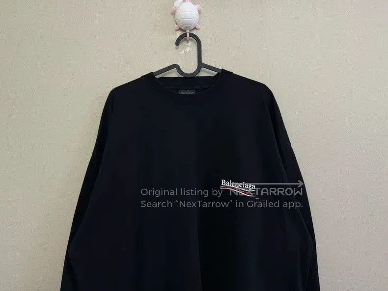 Balenciaga Balenciaga Black Embroidered Long Sleeve. Size US L / EU 52-54 / 3 - 2 Thumbnail