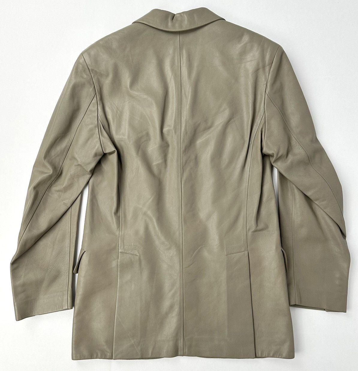 Hermes Hermes Lambskin Leather Classic Pockets Blazer Size 46S - 7 Thumbnail