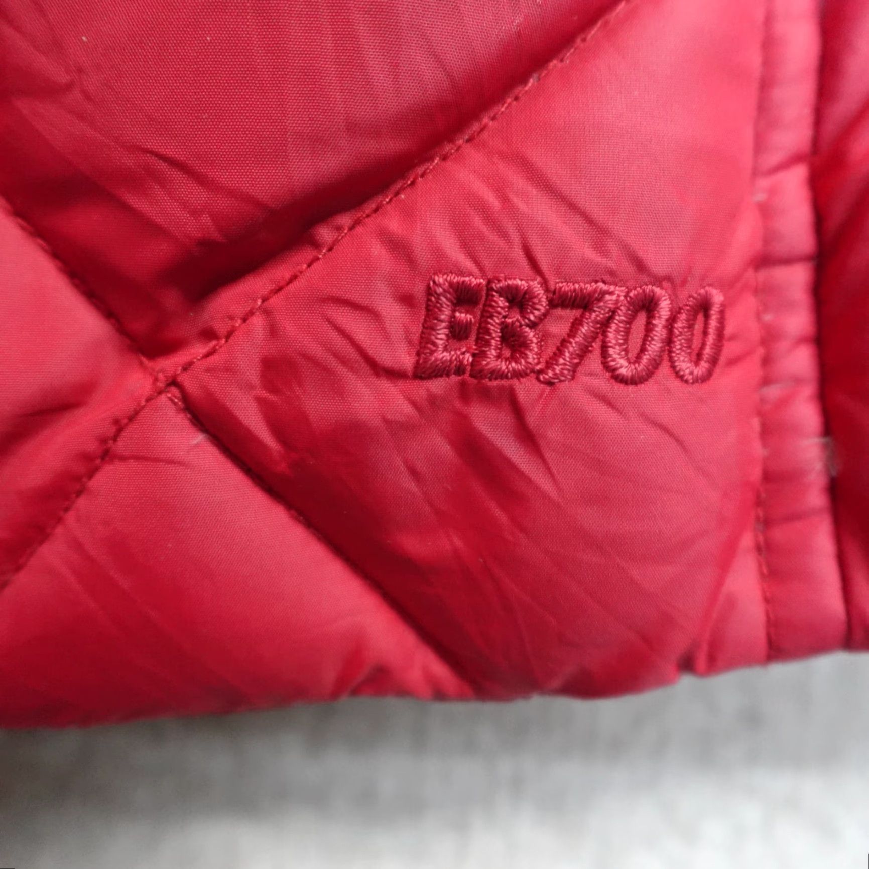 Eddie Bauer VINTAGE Eddie Bauer Womens Vest XL Red Quilted Zip EB 700 FP Goose Down Filled Puffer Size XL / US 12-14 / IT 48-50 - 2 Thumbnail