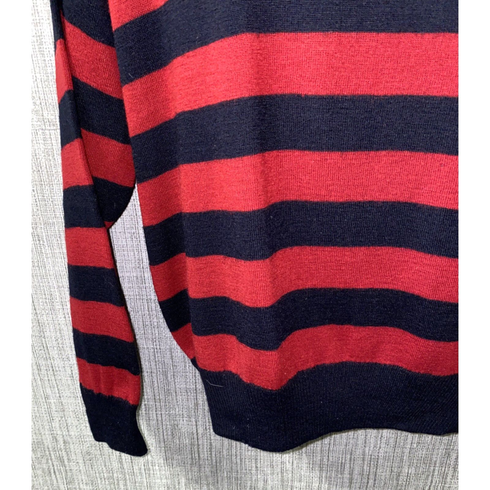 Vintage Alexander’s Sweater Shirt Mens Size S Red/Black Wool Acrylic Italian Made 1/2 Button Mens Size US S / EU 44-46 / 1 - 4 Thumbnail