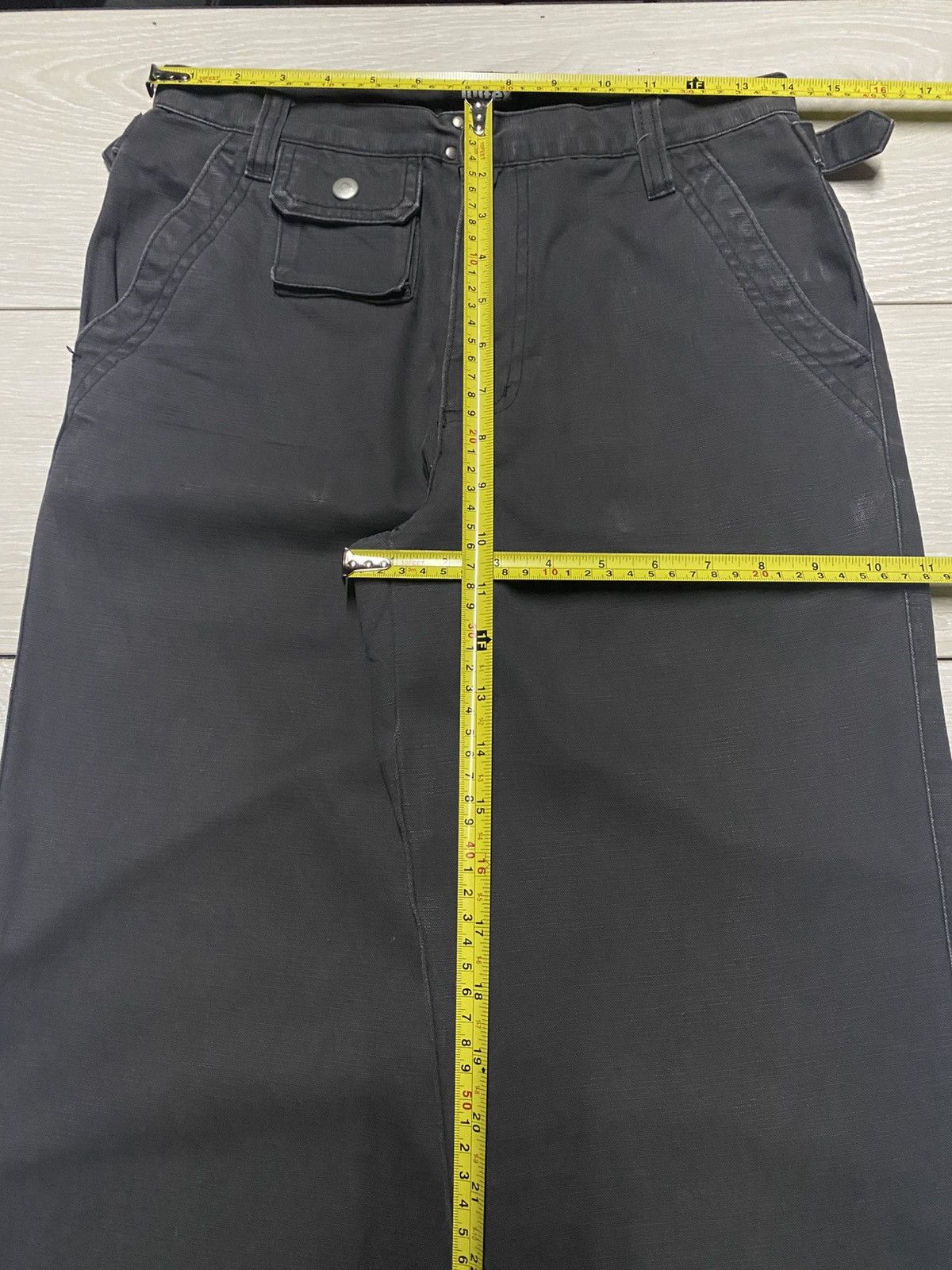 Tultex Vintage Tultex Outdoor Buckle Distressed Denim Enough Baggy Size US 28 / EU 44 - 11 Thumbnail