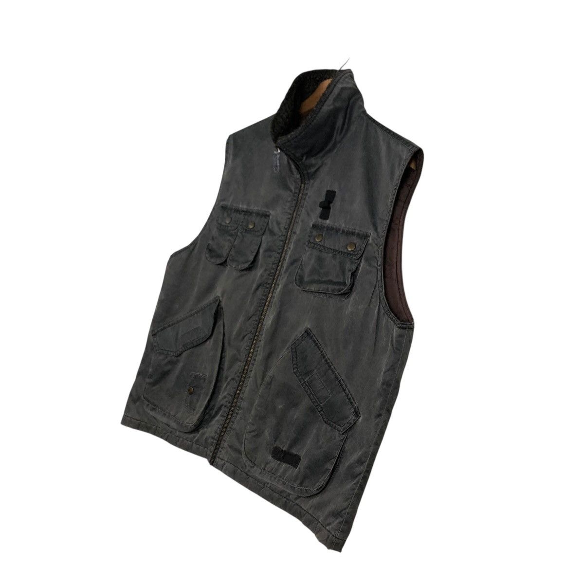 Japanese Brand Varoz Heavy Utility Vest – Rare Archive Workwear Piece Size US L / EU 52-54 / 3 - 3 Thumbnail