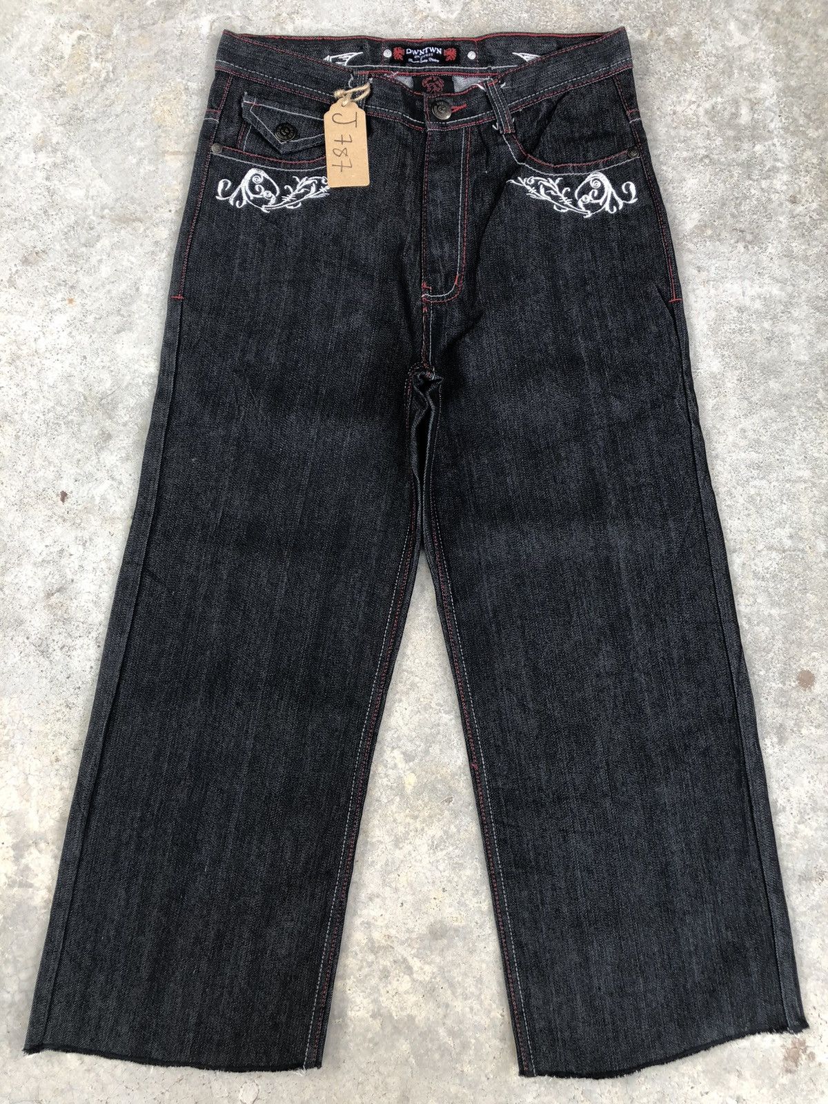 Dogtown Dogtown Embroidered Jeans Baggy Jeans Hip Hop Size US 34 / EU 50 - 2 Thumbnail