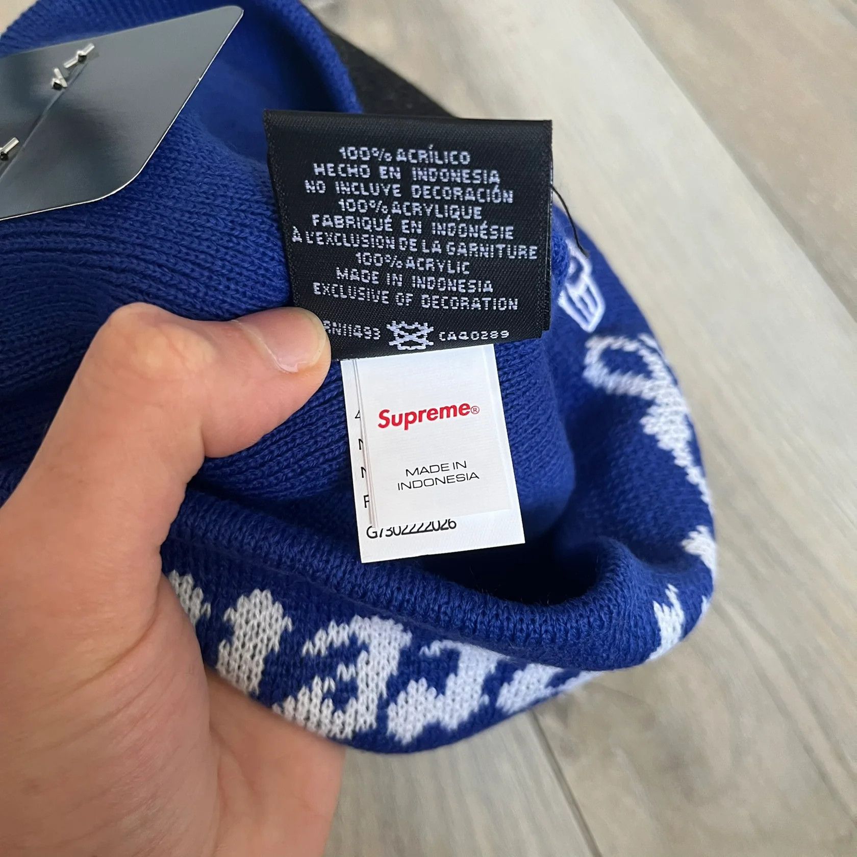 Supreme Supreme SS26 New Era Ghostface Royal Beanie Size ONE SIZE - 8 Thumbnail