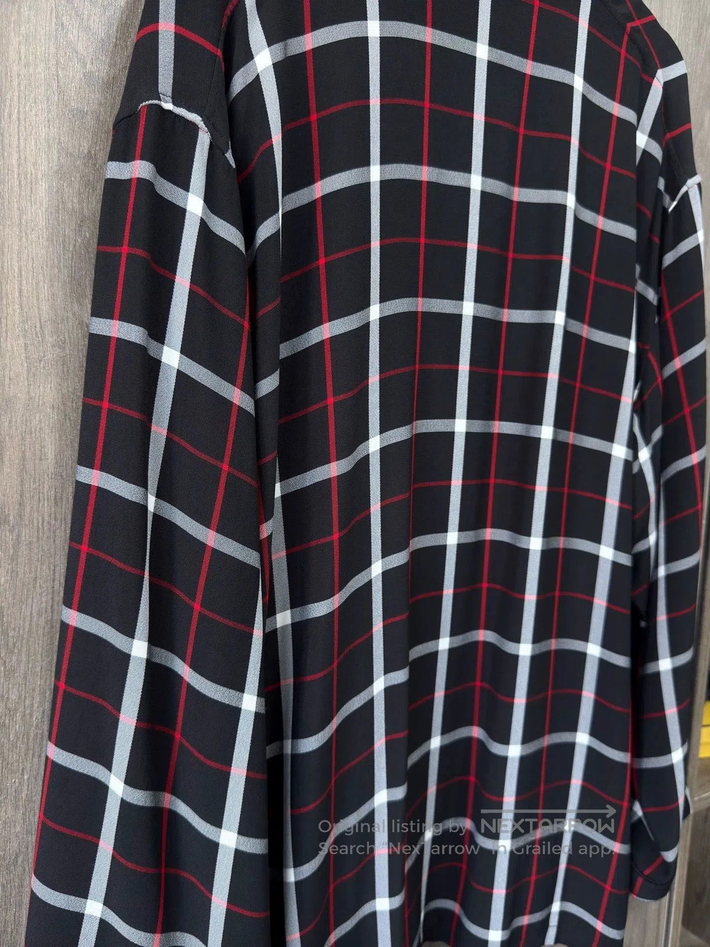 Balenciaga Balenciaga BB Embroidered Check Long Sleeve Shirt. Size US S / EU 44-46 / 1 - 9 Thumbnail