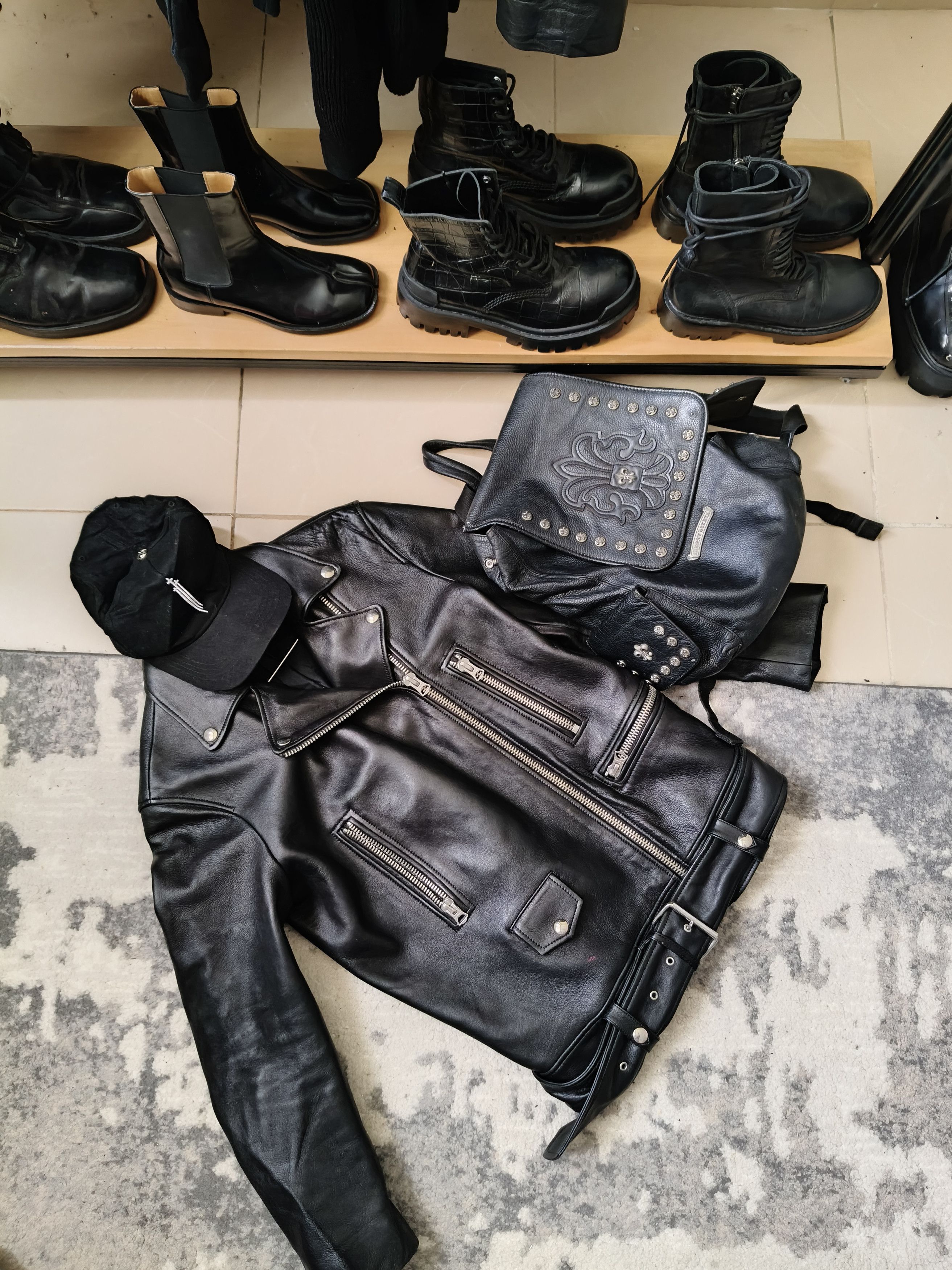 Acne Studios 🕷️💥 Acne studio leather jackets Size US XL / EU 56 / 4 - 10 Thumbnail