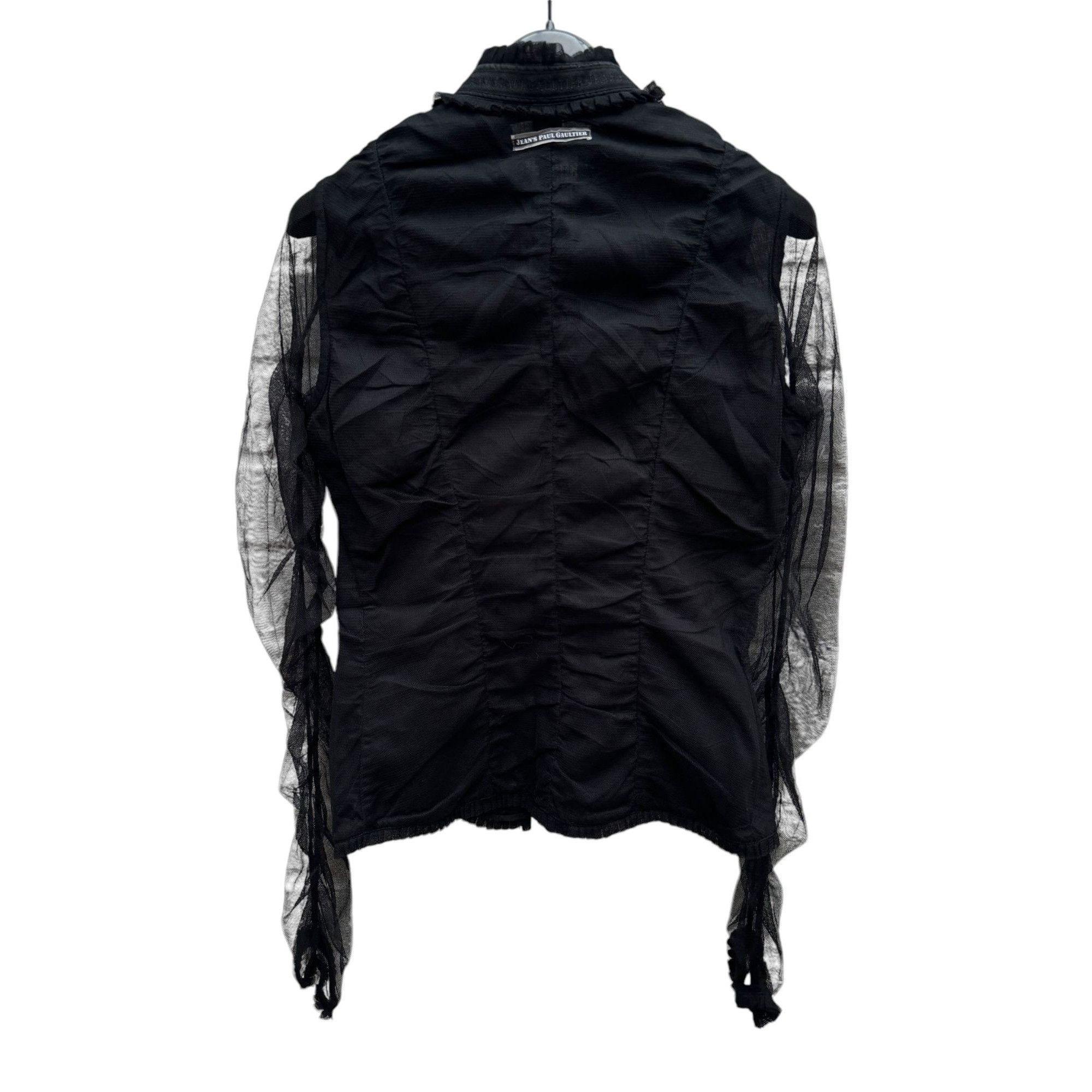 Jean Paul Gaultier Mesh sheer Shirt Size XS / US 0-2 / IT 36-38 - 5 Thumbnail