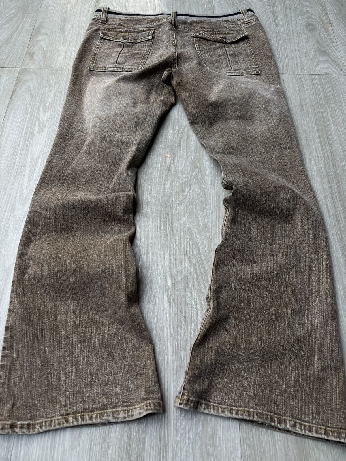 5351 POUR LES HOMMES ORIRIN drawstring flare jeans Size US 29 - 7 Thumbnail
