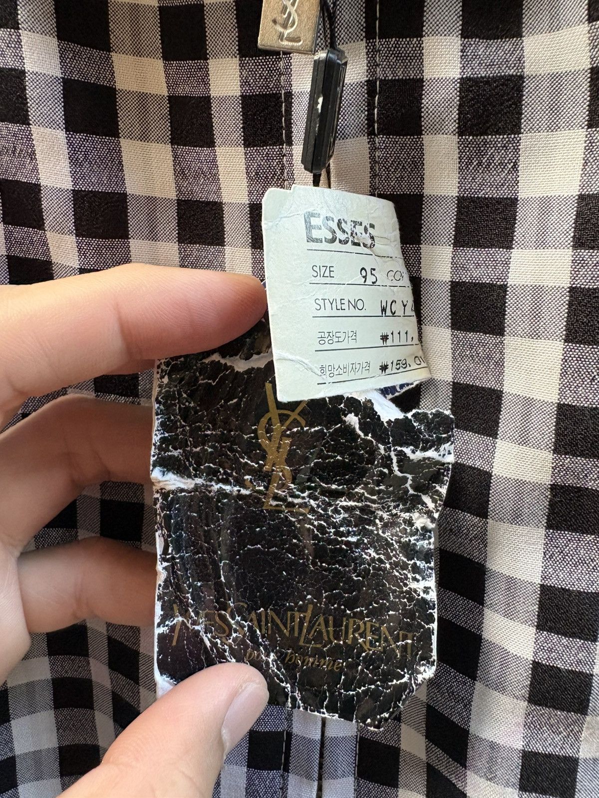 Yves Saint Laurent 90s Vintage YSL Yves Saint Laurent Jacket Size US L / EU 52-54 / 3 - 3 Thumbnail