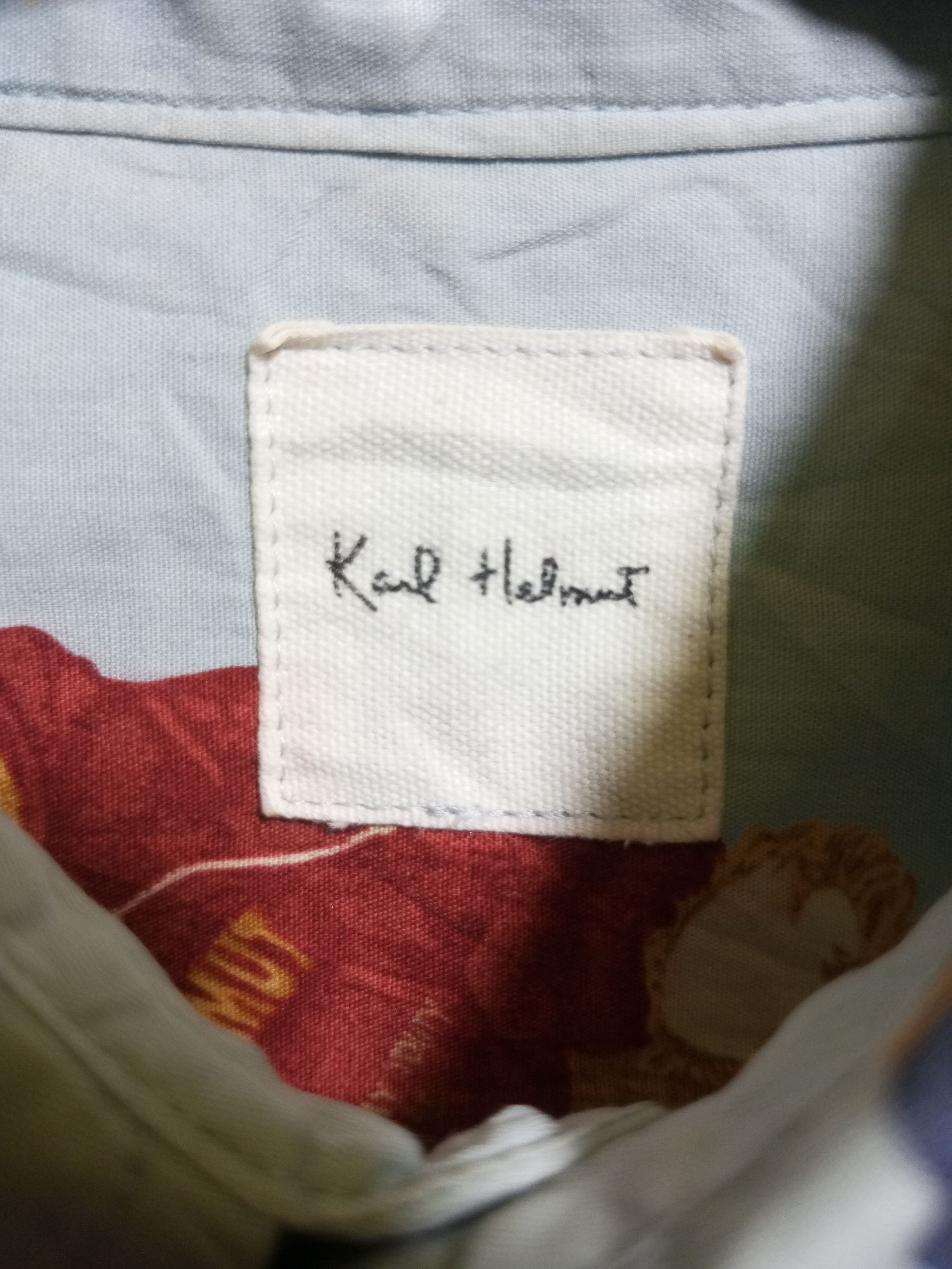 Karl Helmut Vintage Karl helmut bears half button shirt Size US XL / EU 56 / 4 - 11 Thumbnail