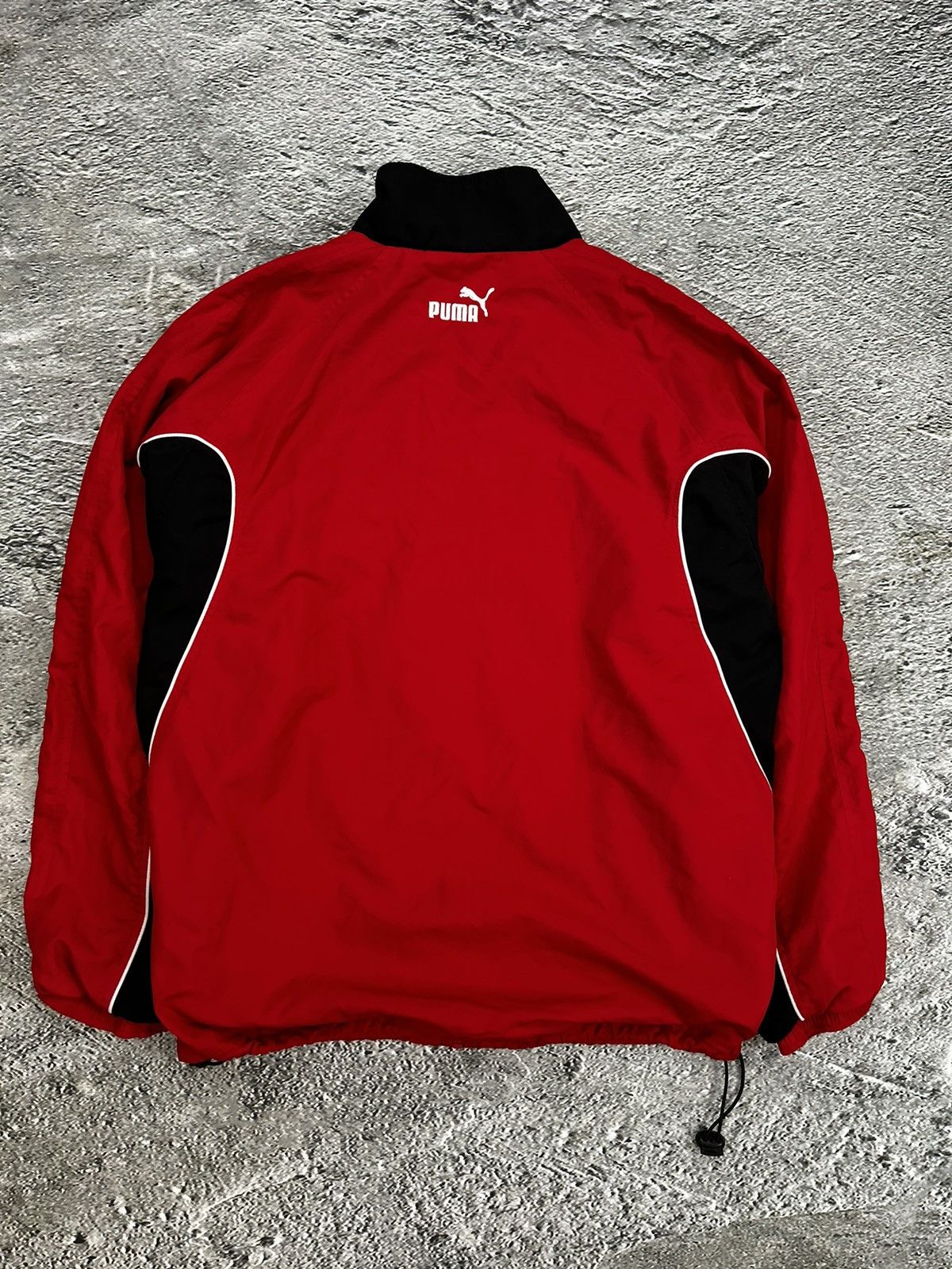Puma × Vintage Puma tracksuit pants jacket vintage red black Y2K drill Size US L / EU 52-54 / 3 - 7 Thumbnail