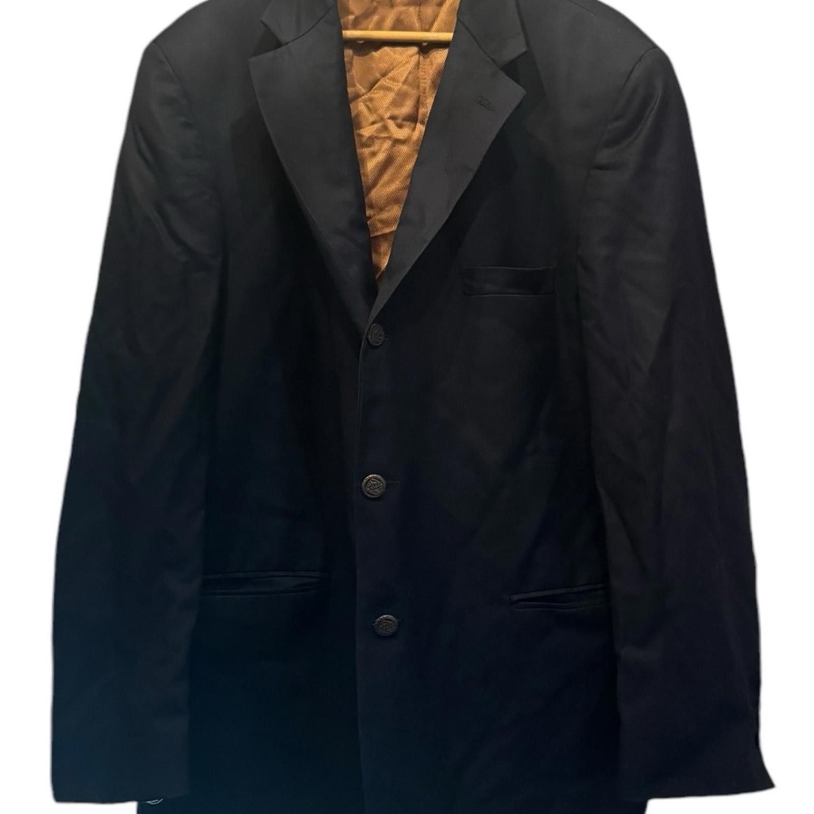 Designer The Locker Room. Men’s Black Tailor Made Blazer. Size Size 48L - 7 Thumbnail