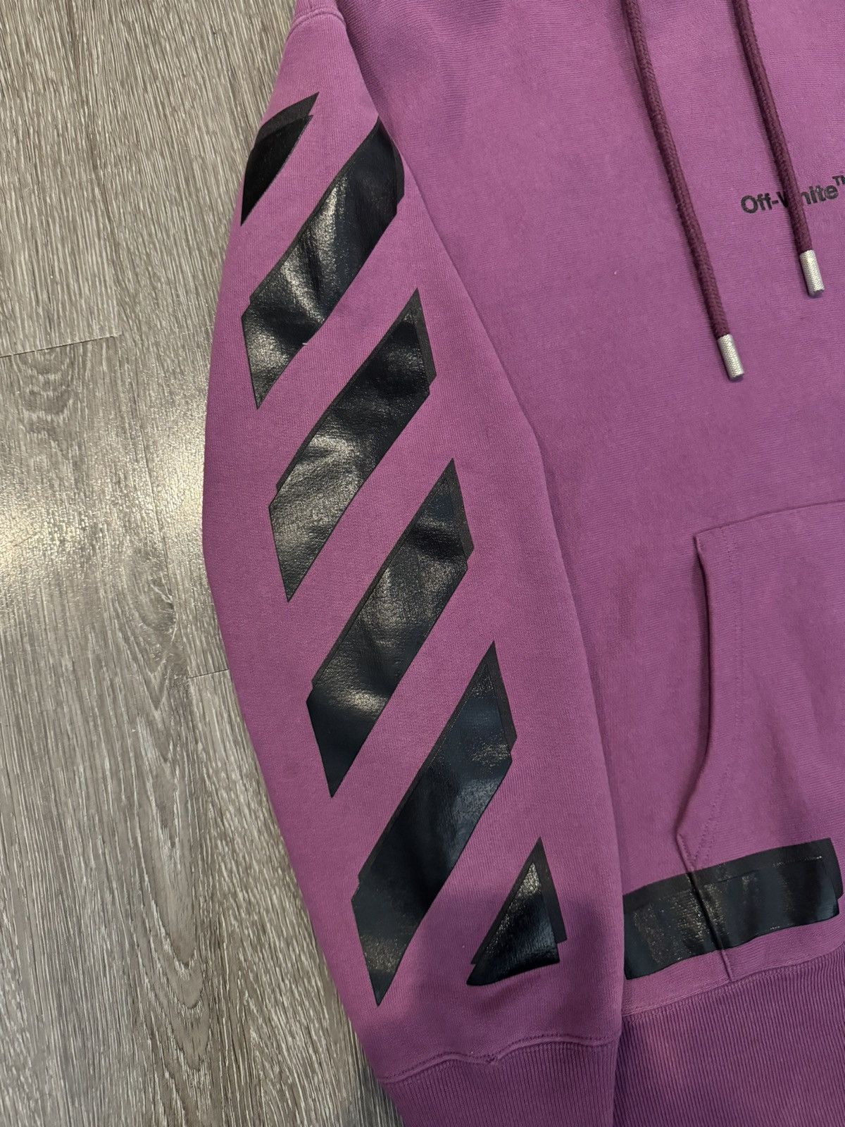 Champion × Off-White Off White Champion Purple Hoodie Size Medium Size US M / EU 48-50 / 2 - 4 Thumbnail
