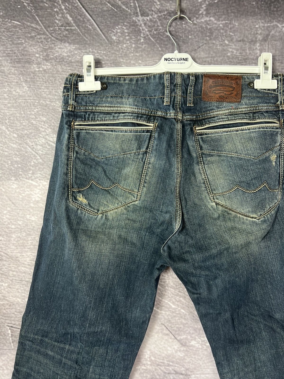 Chevignon Chevignon Jeans Leather pocket pants Size US 33 - 11 Thumbnail