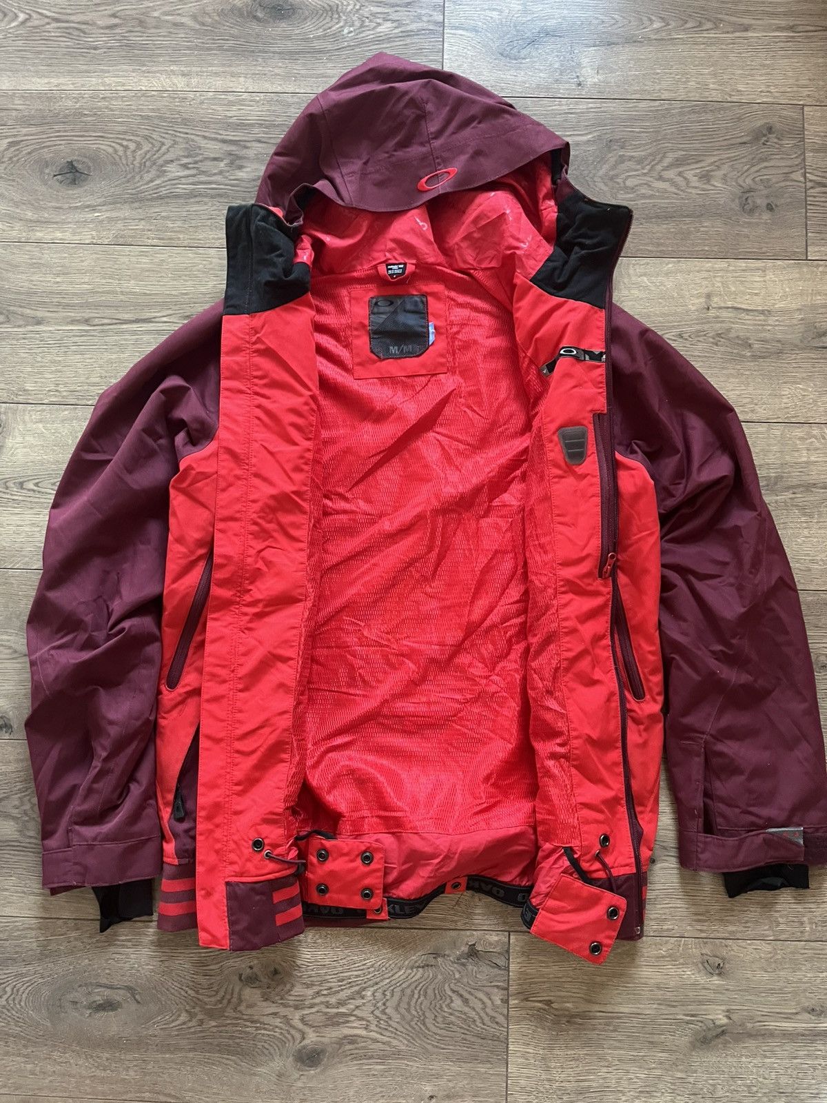 Oakley Oakley Hooded Ski/Snowboard Waterproof Winter Outdoor Jacket Size US M / EU 48-50 / 2 - 2 Thumbnail