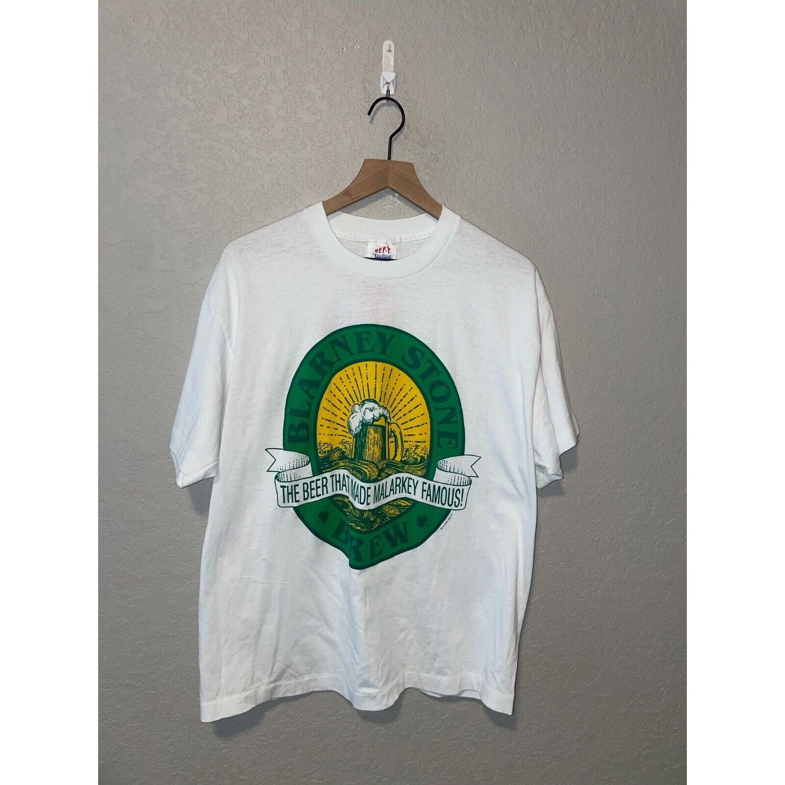 Vintage Vintage Beer Shirt Blarney Stone Brew Malarkey Famous Tee 80 Size US L / EU 52-54 / 3 - 1 Thumbnail
