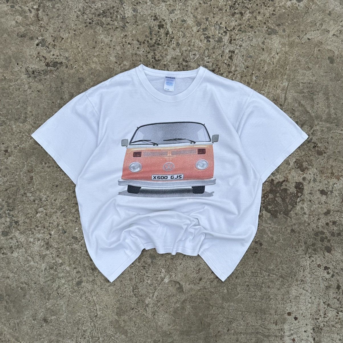Number (N)ine Vintage Russel Volkswagen T-shirt Big Logo Y2K 00s USA Size US L / EU 52-54 / 3 - 1 Thumbnail