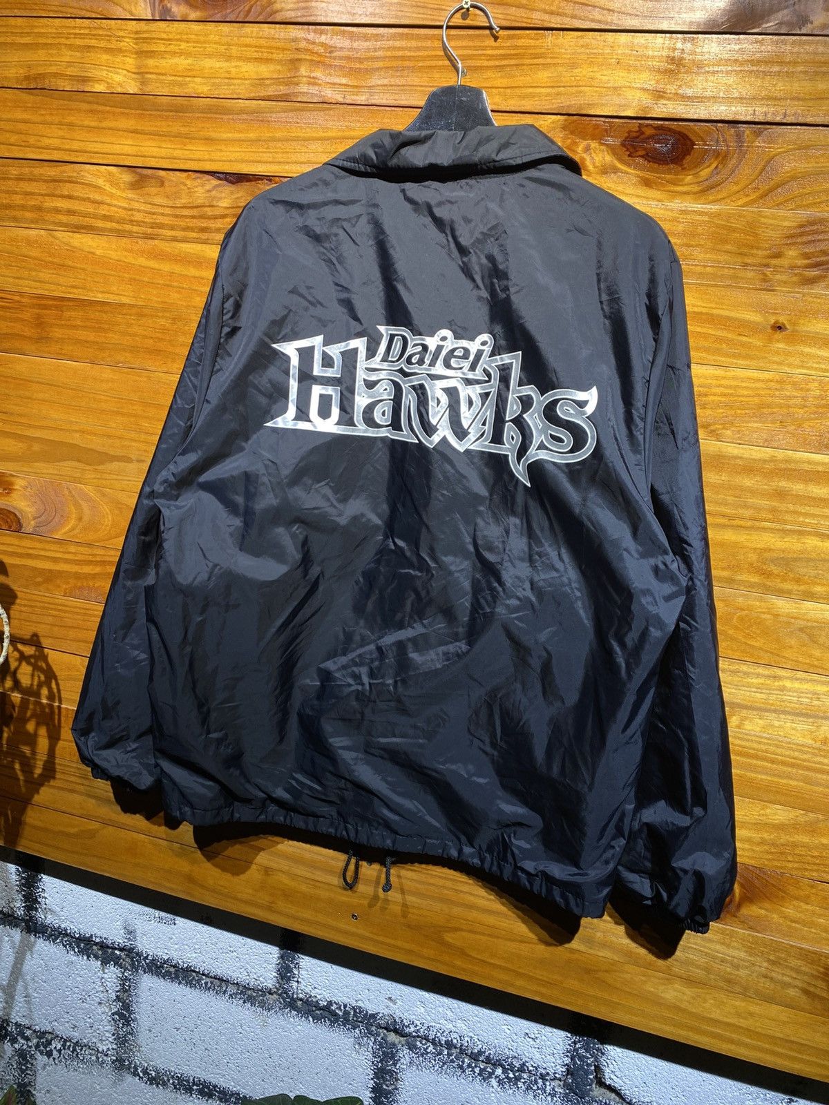 Vintage Vintage United Sport Headline Daiei Hawks Black Nylon Jacket Size US M / EU 48-50 / 2 - 4 Thumbnail