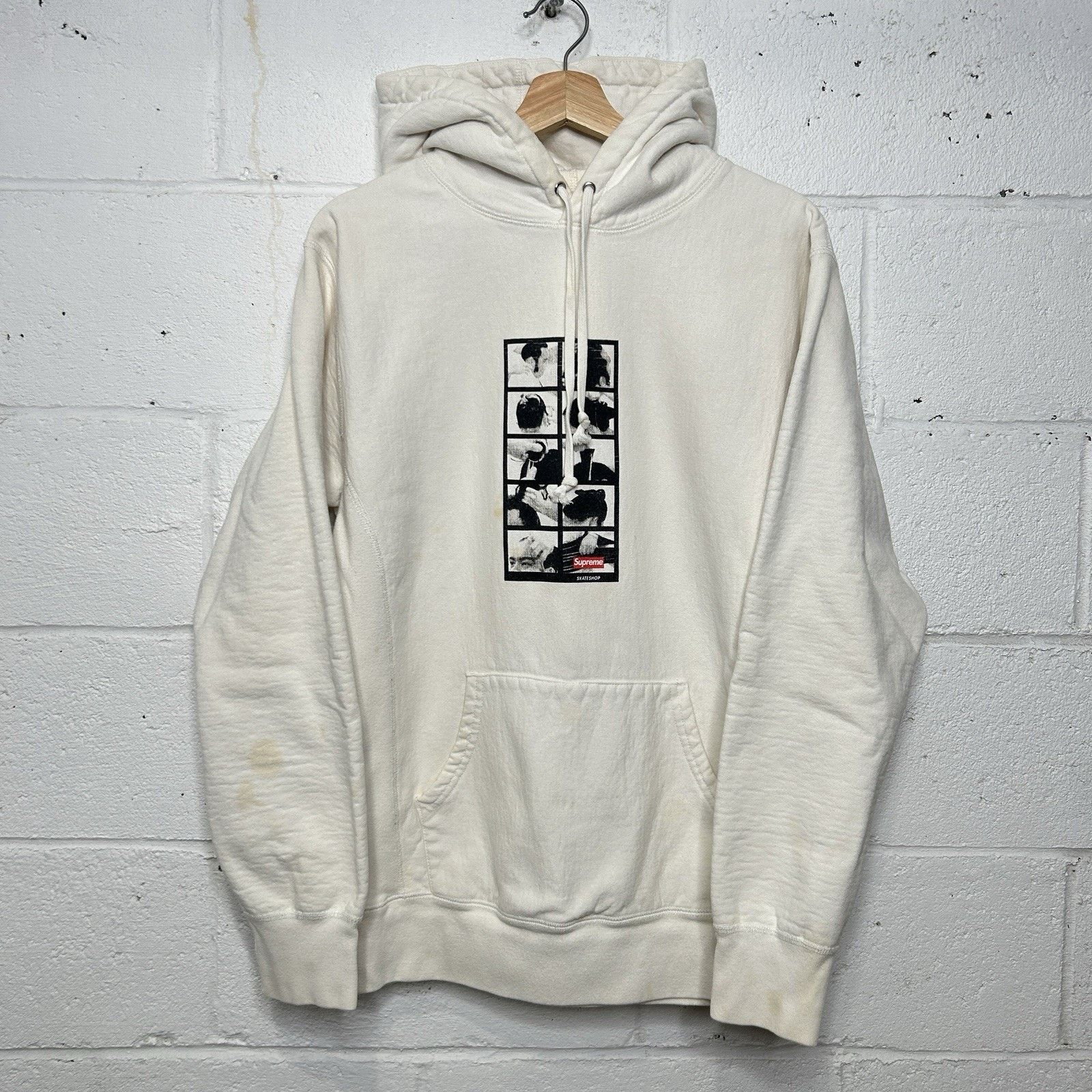 Supreme Supreme Sumo Hooded Sweatshirt “White” FW16 Size US L / EU 52-54 / 3 - 1 Thumbnail