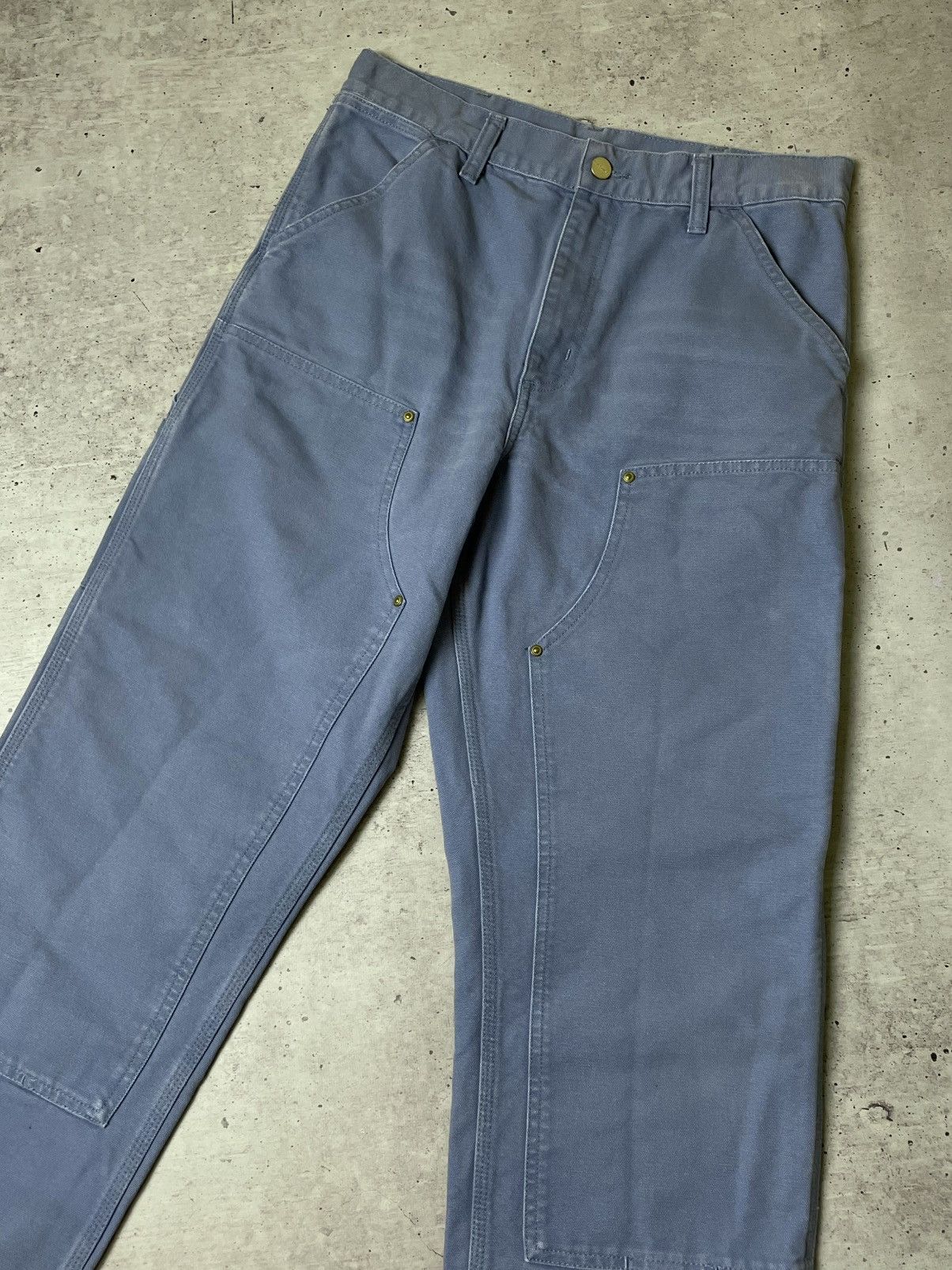 Carhartt Vintage Carhartt Carpenter Pants Dungaree Fit Work Blue Size US 28 / EU 44 - 7 Thumbnail