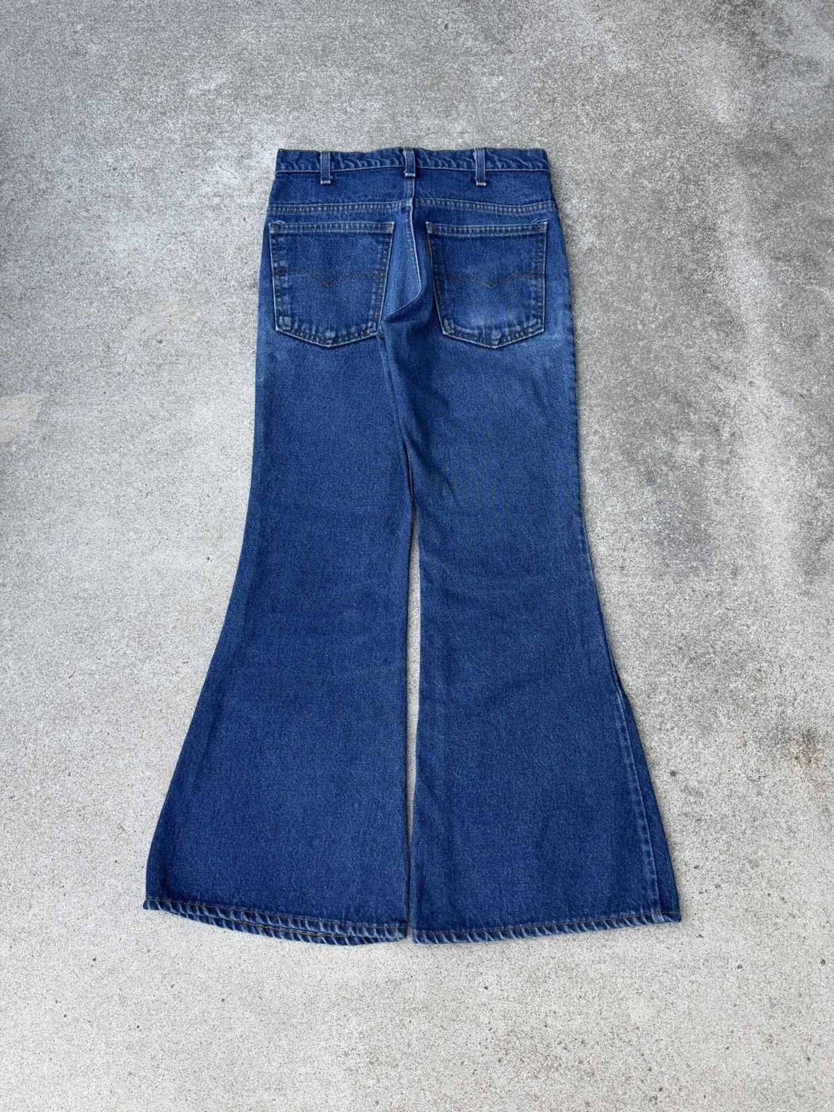 Levi's × Vintage Vtg 80’s Levi’s 684 Orange Tab Bellbottom Flare Jeans 29x29 Size US 29 - 6 Thumbnail