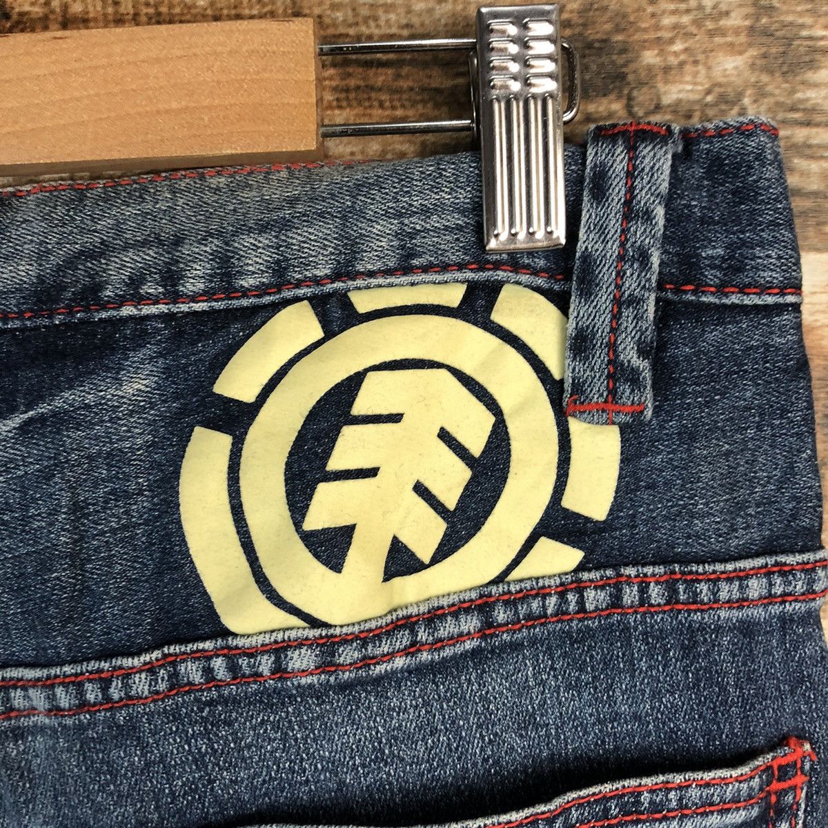 Element × Vintage DLL Element Blue selvedge Denim Pants #C122 Size US 30 / EU 46 - 17 Thumbnail