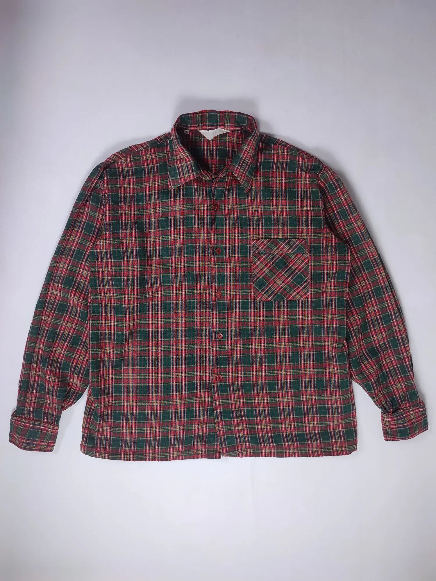 Flannel Vintage Wool 70's Admiral flannel shirt Size US S / EU 44-46 / 1 - 5 Thumbnail