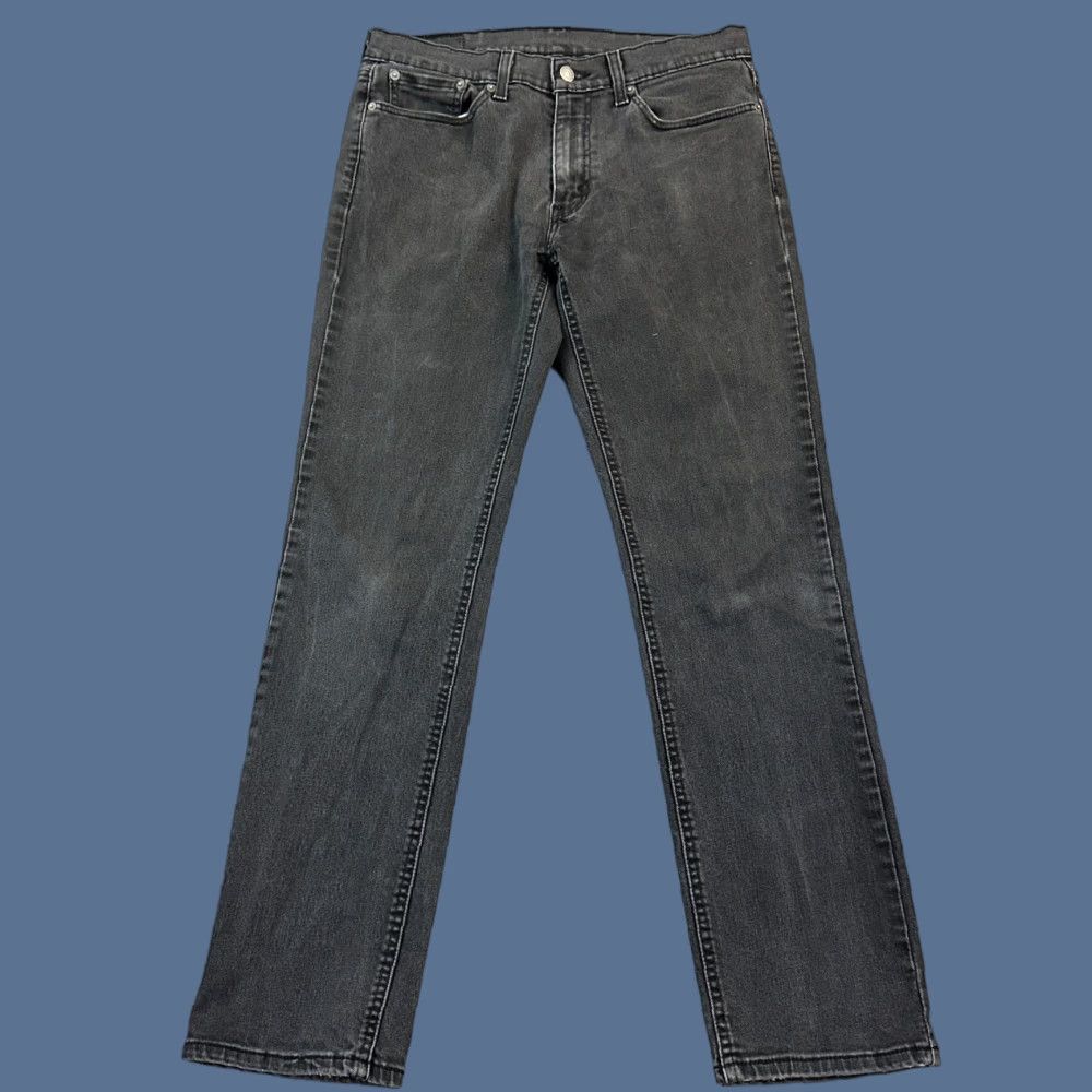 Levi's Levi's 541 Jeans Mens 31x32 Black Denim Athletic Taper Stretch Casual Jeans Size US 31 - 1 Thumbnail
