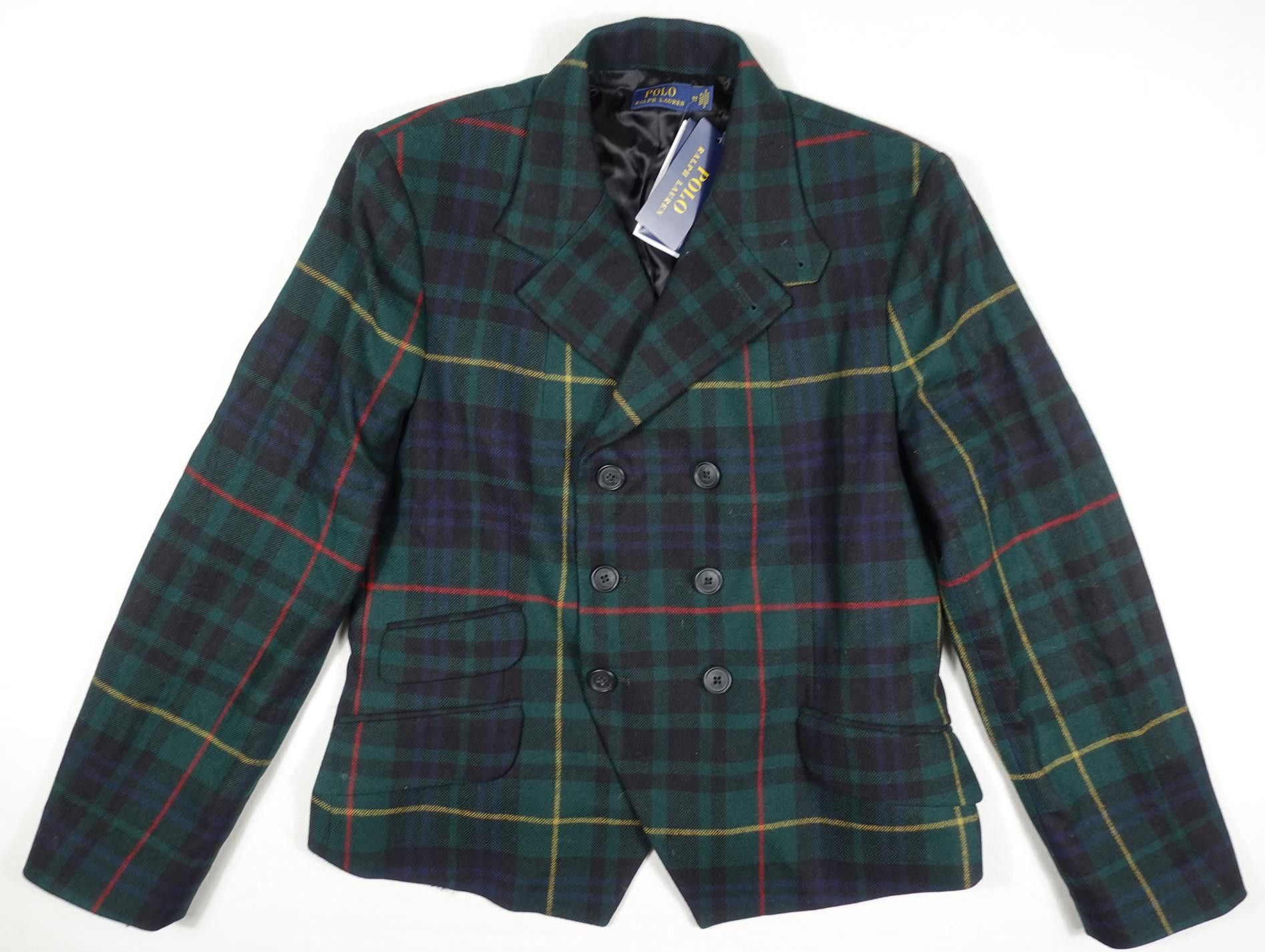 Polo Ralph Lauren Polo Ralph Lauren Blazer Coat Jacket Tartan Plaid NWT 2 Size XS / US 0-2 / IT 36-38 - 1 Thumbnail