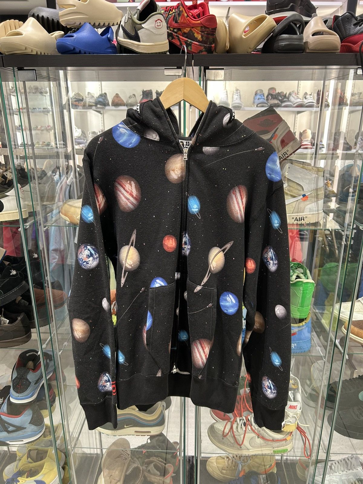 Bape BAPE GALAXY SHARK FULL ZIP HOODIE | Grailed