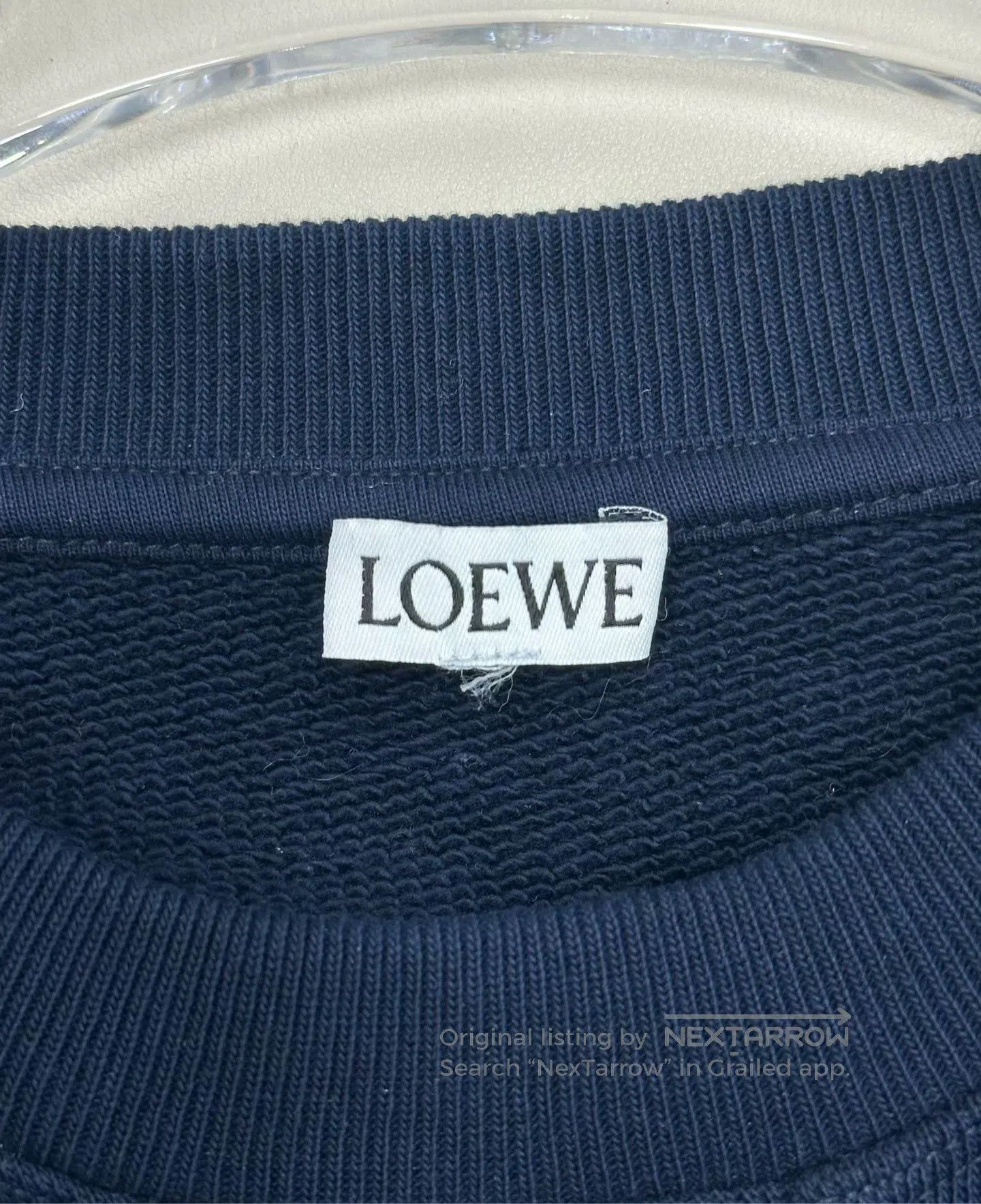 Loewe Loewe Blue Embroidered Letter Logo Sweatshirt| Size US M / EU 48-50 / 2 - 3 Thumbnail