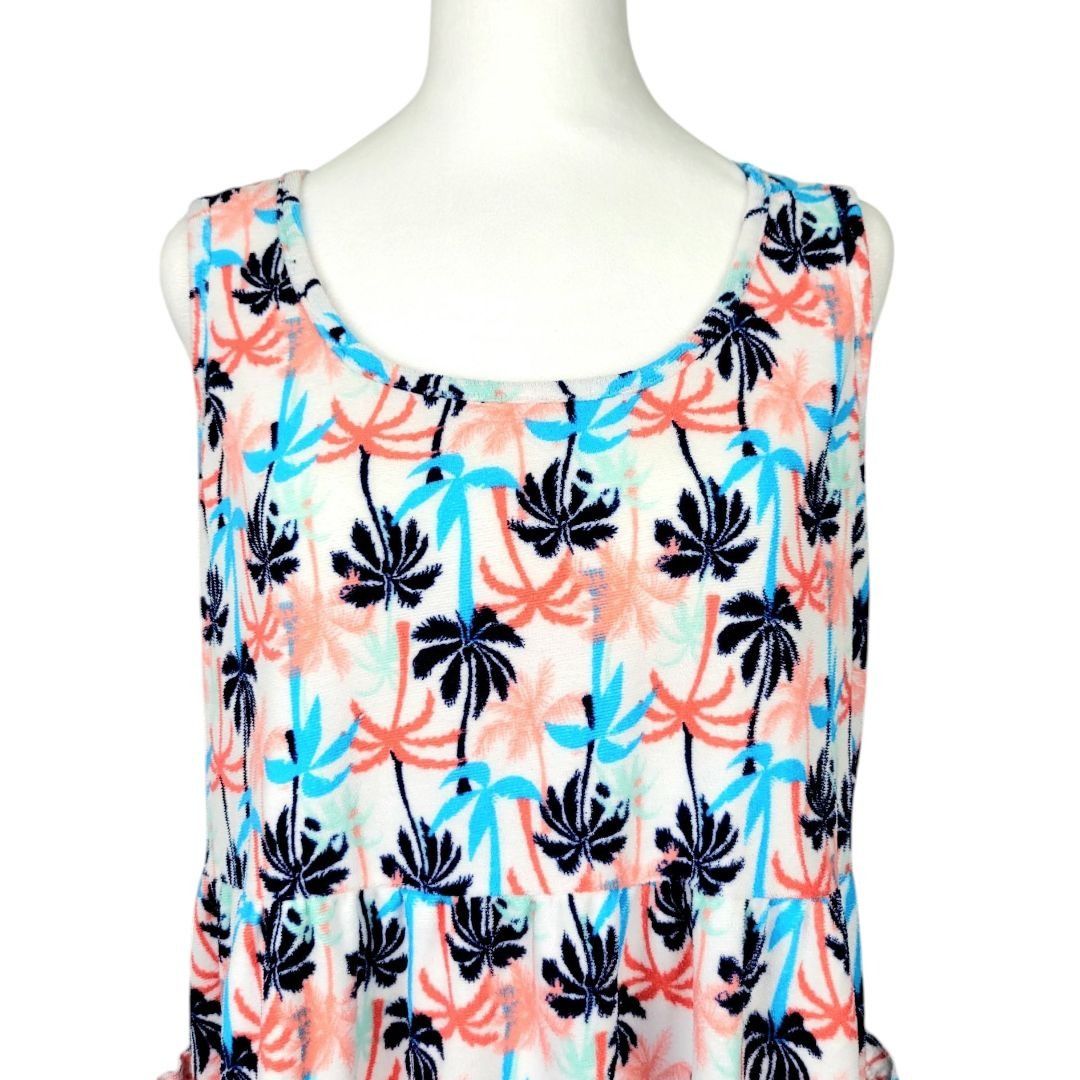 Other Rene Rofe Womens L Fun Tropical Palm Tree Lounge Dress/Sleep Size L / US 10 / IT 46 - 2 Thumbnail