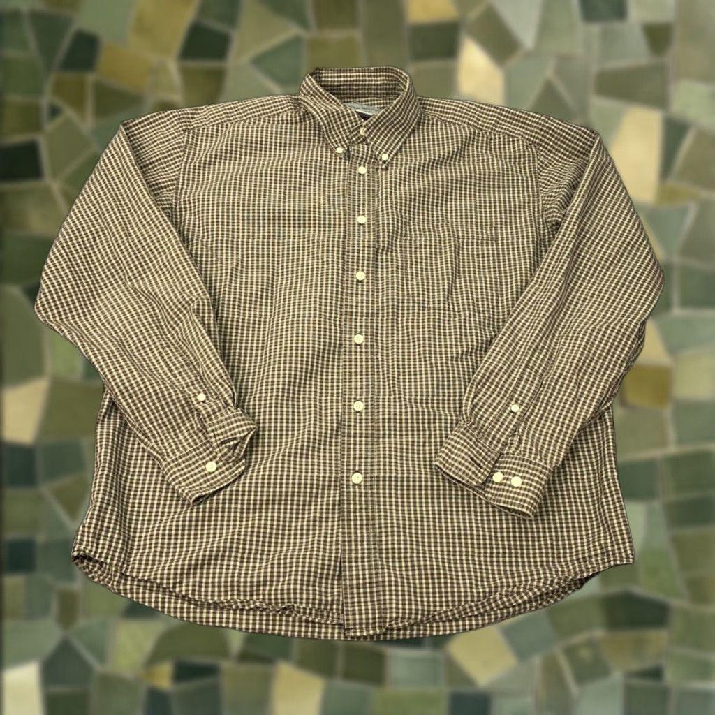 Eddie Bauer VINTAGE Eddie Bauer Shirt Mens Large Plaid Button-Down Long Sleeve Size US L / EU 52-54 / 3 - 1 Thumbnail