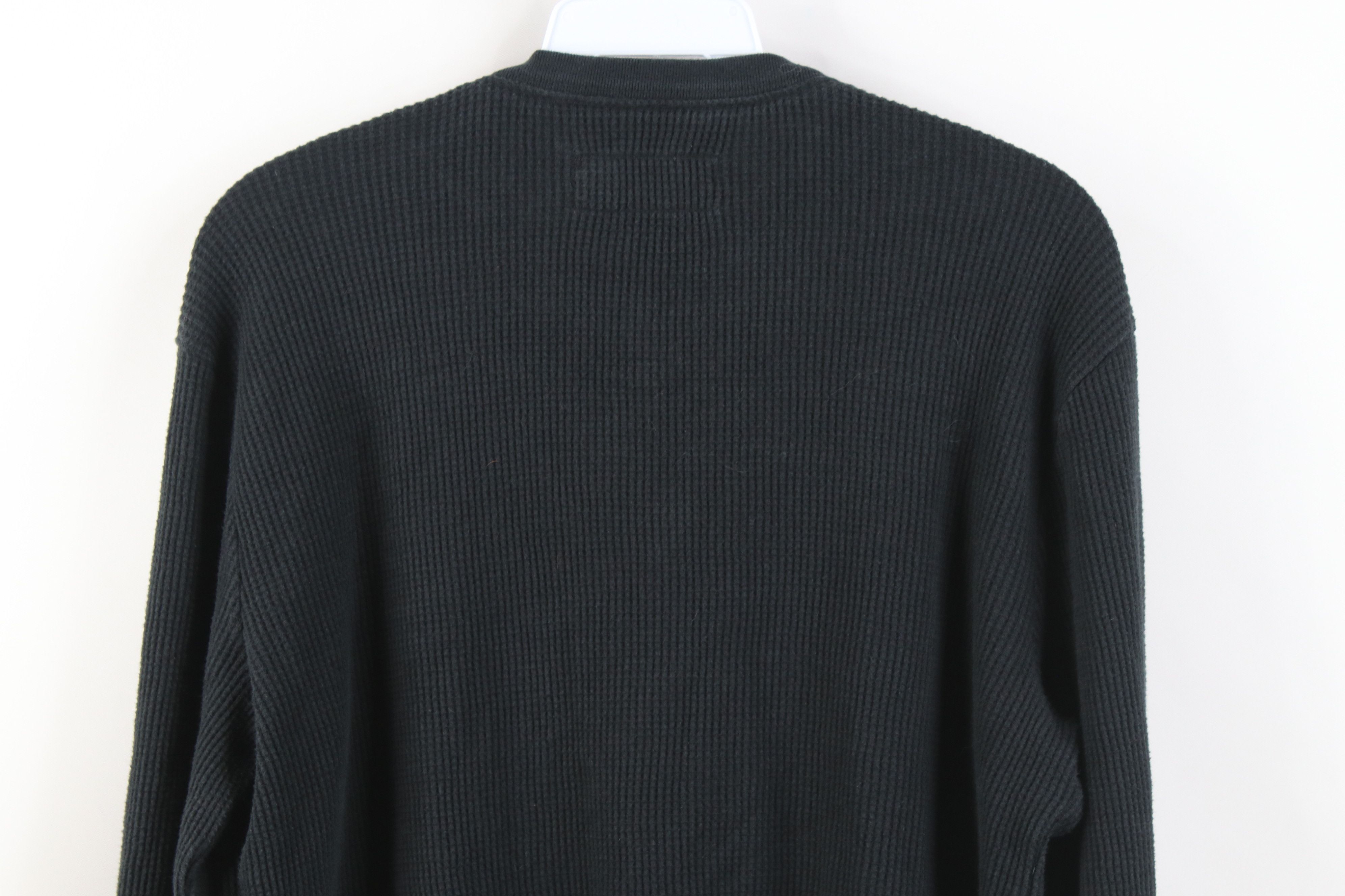 Abercrombie & Fitch Vintage Y2K Abercrombie & Fitch Waffle Knit Henley T-Shirt Size US L / EU 52-54 / 3 - 11 Thumbnail