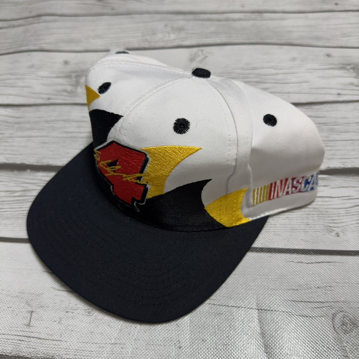 Logo 7 × NASCAR × Vintage Vintage NASCAR Sterling Marlin Kodak Sharktooth hat Size ONE SIZE - 2 Thumbnail