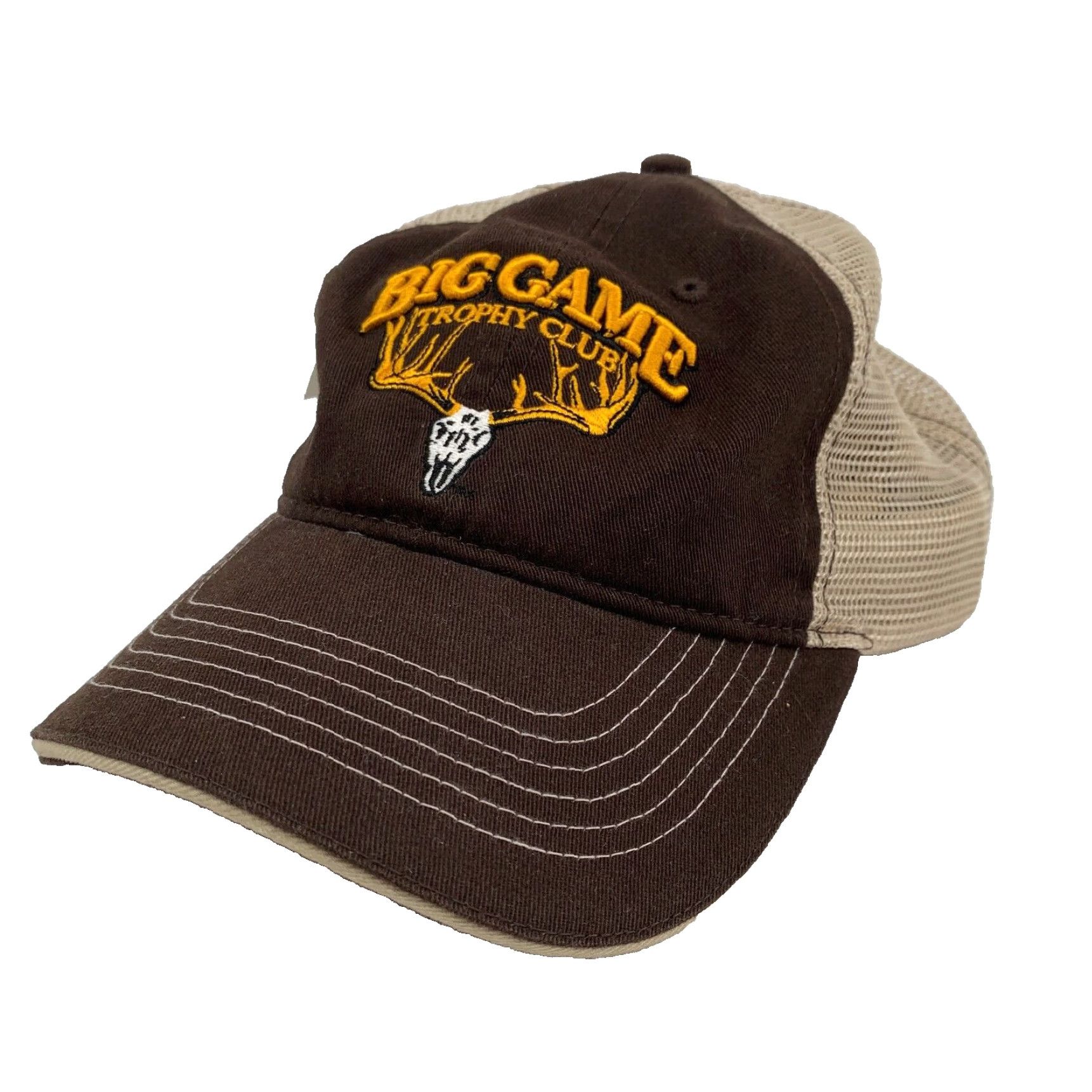 Olive Live Oak Trucker Hat Mens Brown Khaki Adjustable Solid Outdoor All Season NWT Size ONE SIZE - 2 Thumbnail
