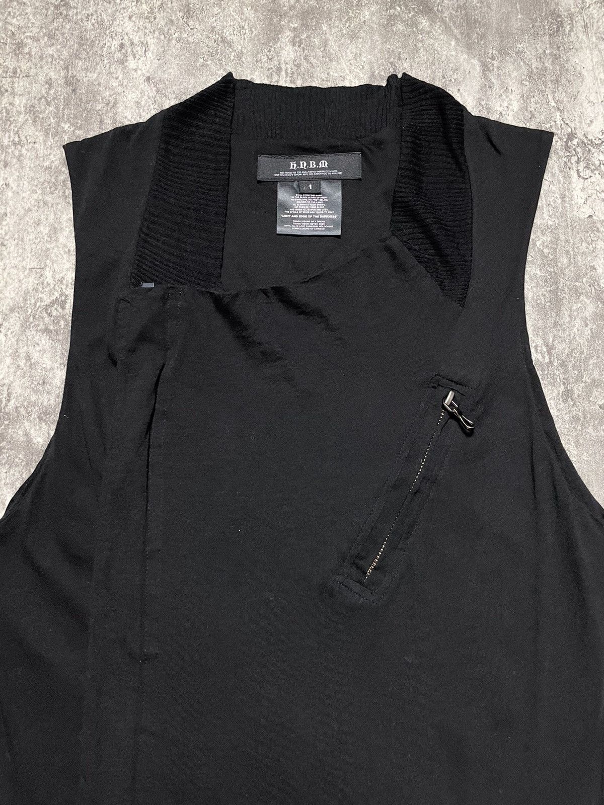KMRii HNBM Asymmetrical Vest Punk Gothic Emo Vkei Style Size US S / EU 44-46 / 1 - 4 Thumbnail