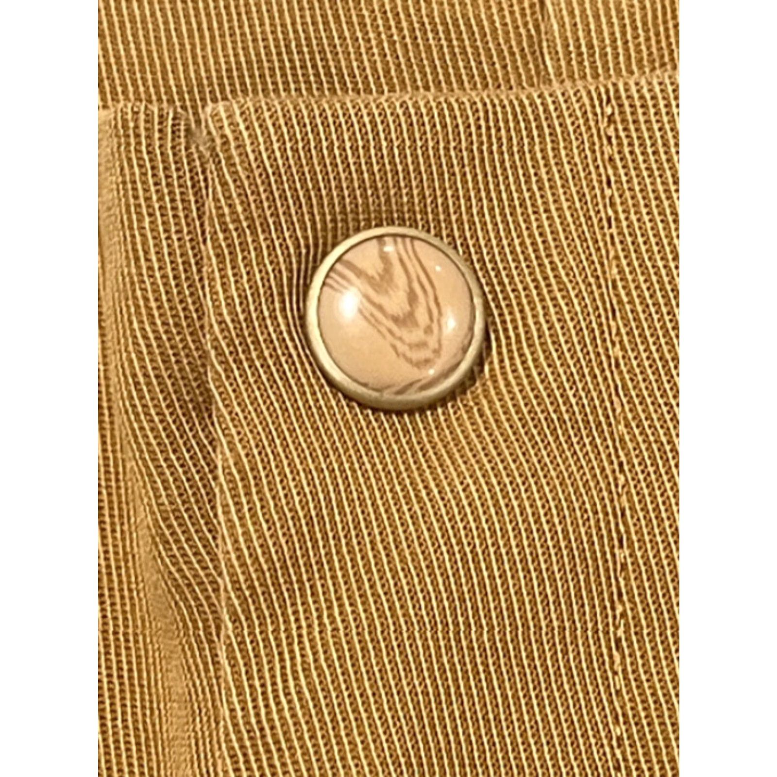 Scotch & Soda Scotch & Soda Daisy High Rise Straight Leg Paper Bag Trousers Camel Brown Sz Sm Pants Women 27 Inseam 27" Regular Vintage No Size 27" / US 4 / IT 40 - 3 Thumbnail