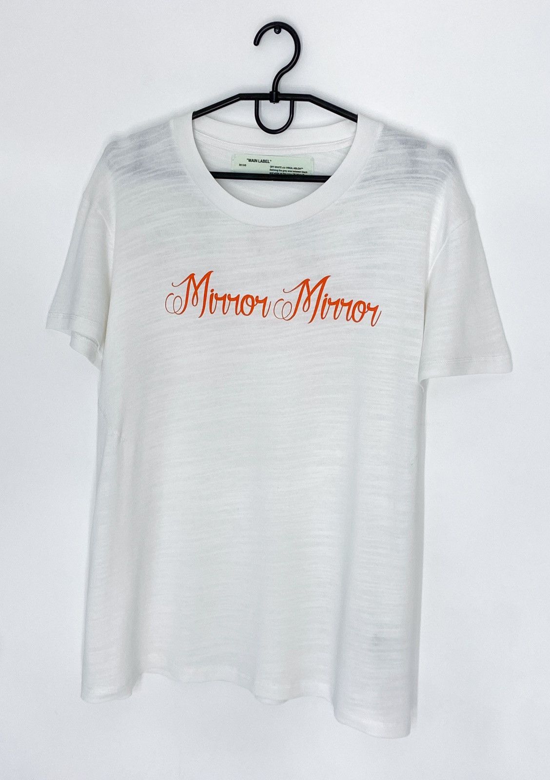 Off-White Off-White Mirror Mirror On the Wall Tee / T Shirt Size US S / EU 44-46 / 1 - 8 Thumbnail