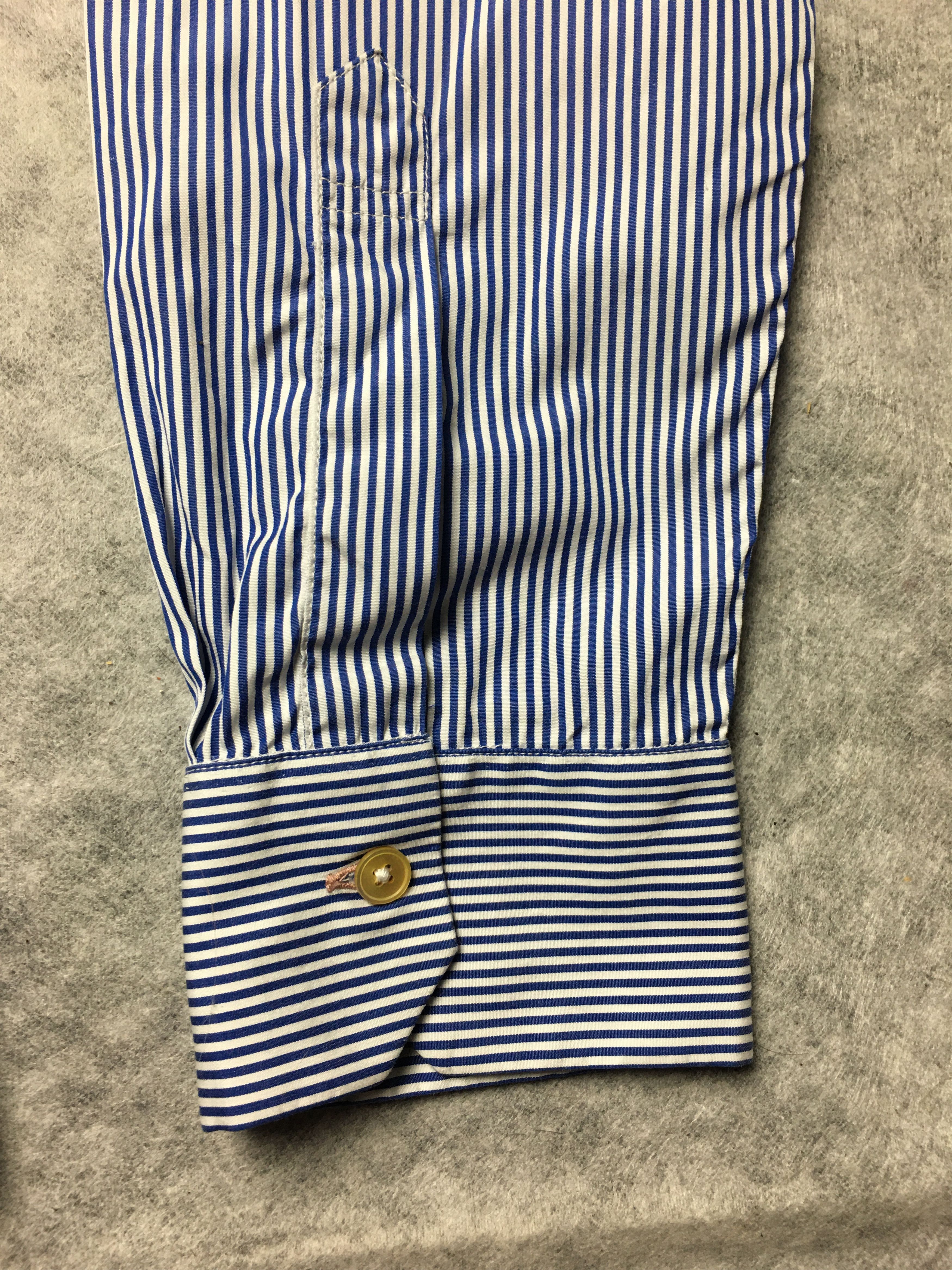 Paul Smith Paul Smith Stripped Embroidered Floral Mens Shirt Size US M / EU 48-50 / 2 - 5 Thumbnail