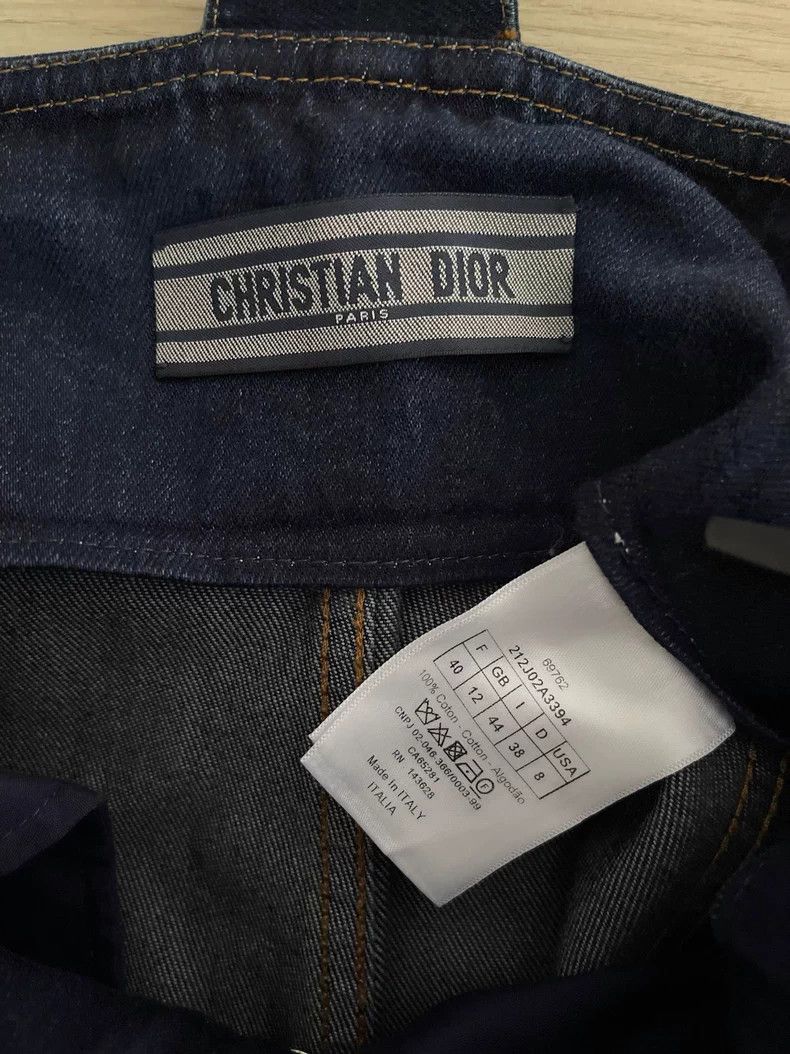 Dior Dior Denim suspender pants Size 26" / US 2 / IT 38 - 3 Thumbnail