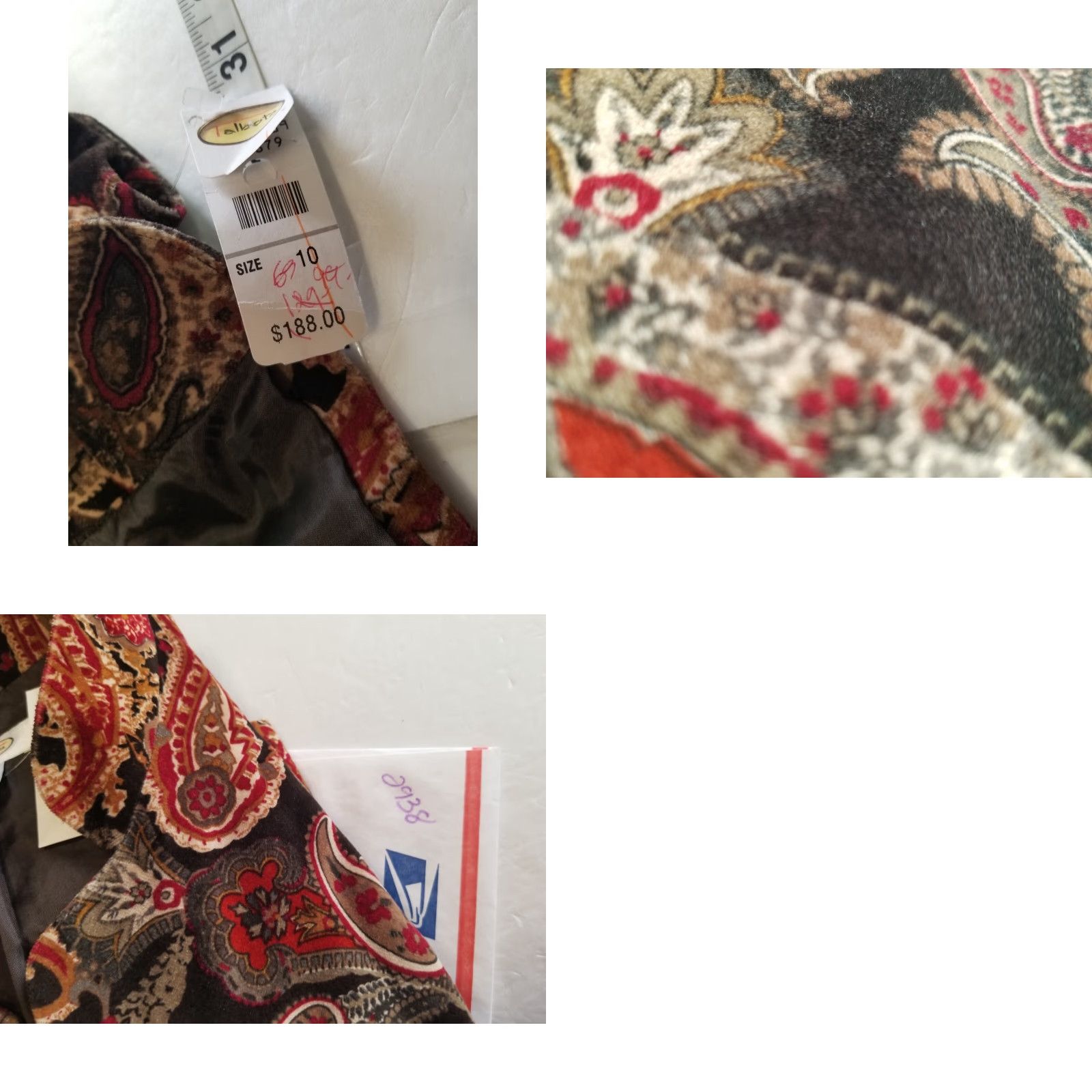 Talbots NWT Talbots Blazer Women's Blazer Lined Size 10 Brown Cotton Silk Tailored Stretch Tailored Blazer Size 10 Women Lined Brown Talbots Blazer Size L / US 10 / IT 46 - 9 Thumbnail