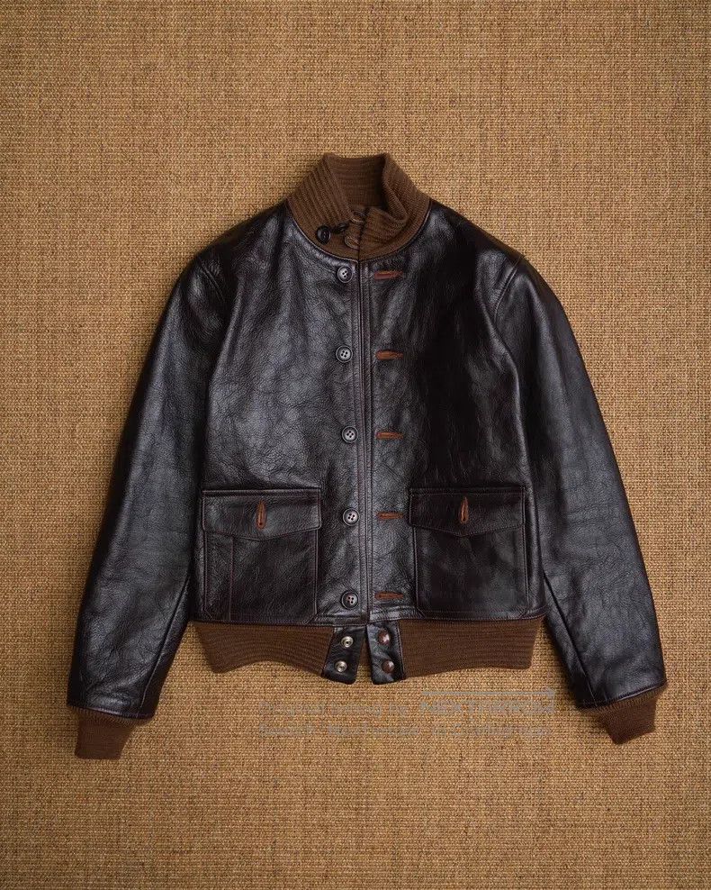 The Real McCoy's The Real McCoys Horseskin leather clothing Size US XXS / EU 40 - 1 Thumbnail