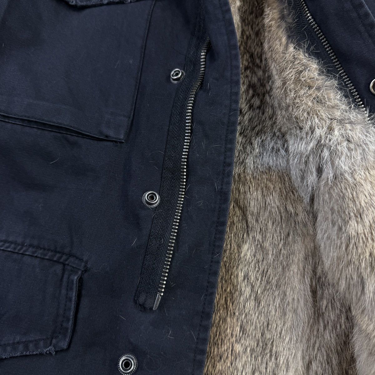 Ojardorf Ojardorf rabbit fur jacket m65 military coat luxury Size US L / EU 52-54 / 3 - 9 Thumbnail