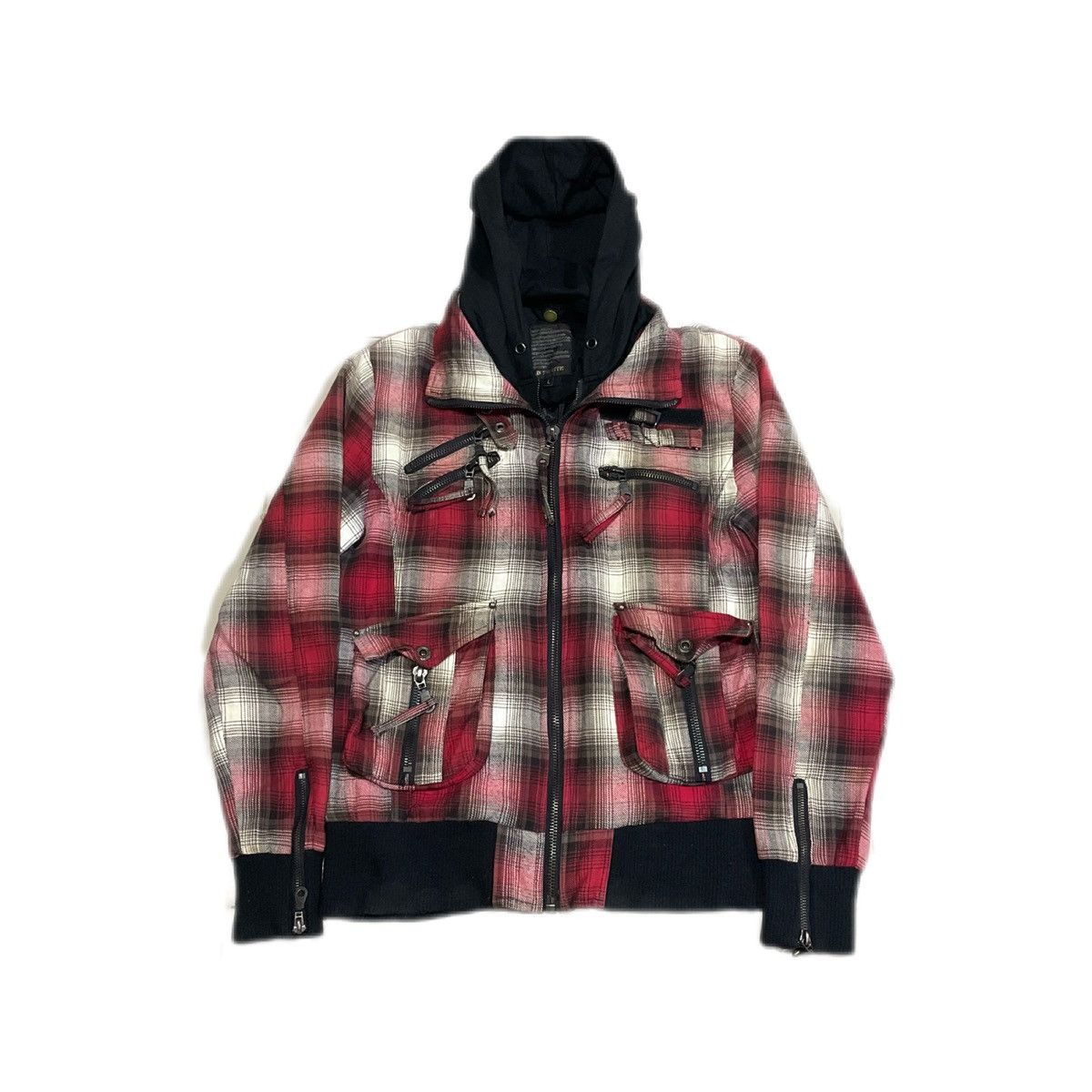Hysteric Glamour 🔥Sick Y2K In The Attic Double Layer Jacket Hood Zipper Punk Size US L / EU 52-54 / 3 - 7 Thumbnail