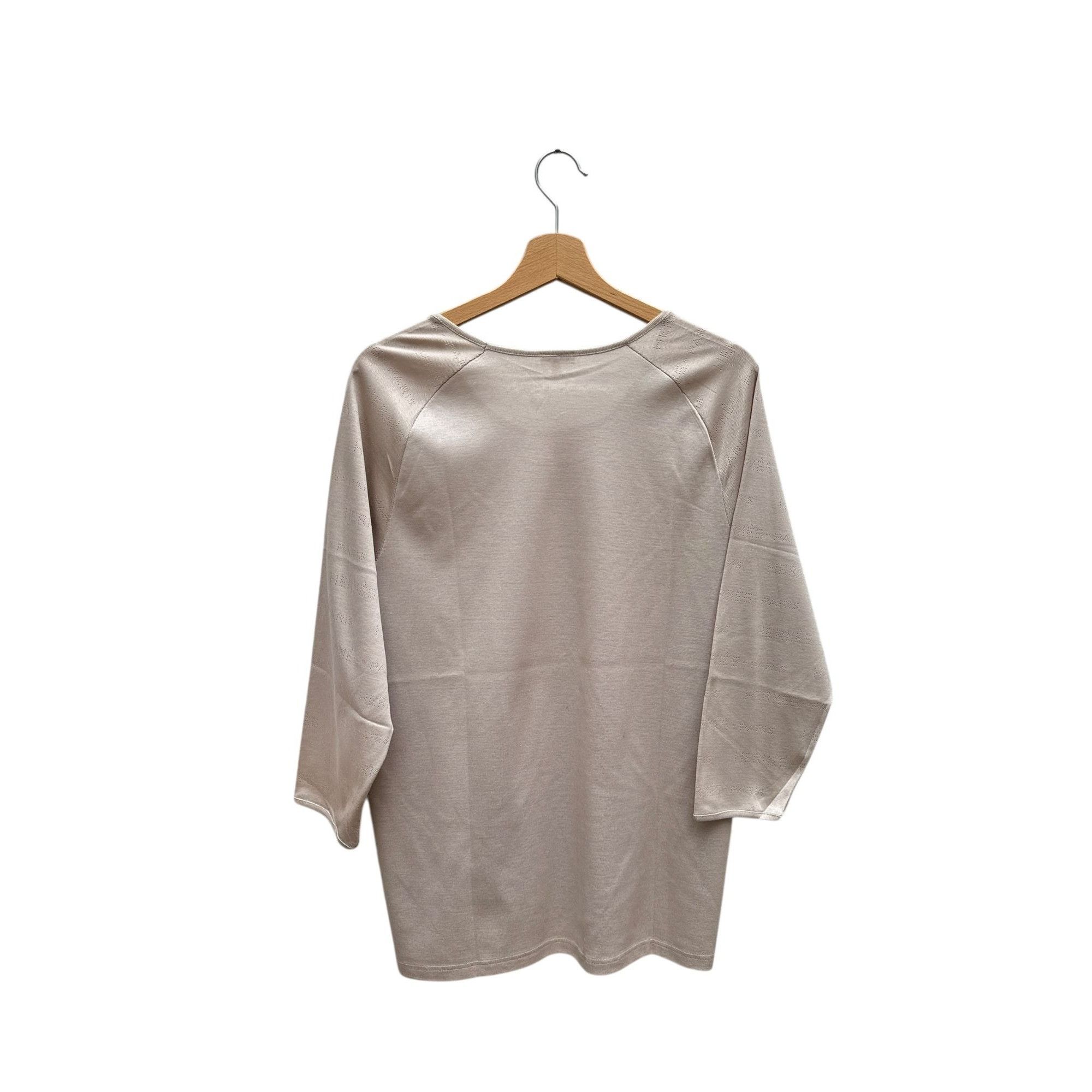 Hermes Martin Margiela Grey Long-Sleeve Knit Top Size L / US 10 / IT 46 - 4 Thumbnail