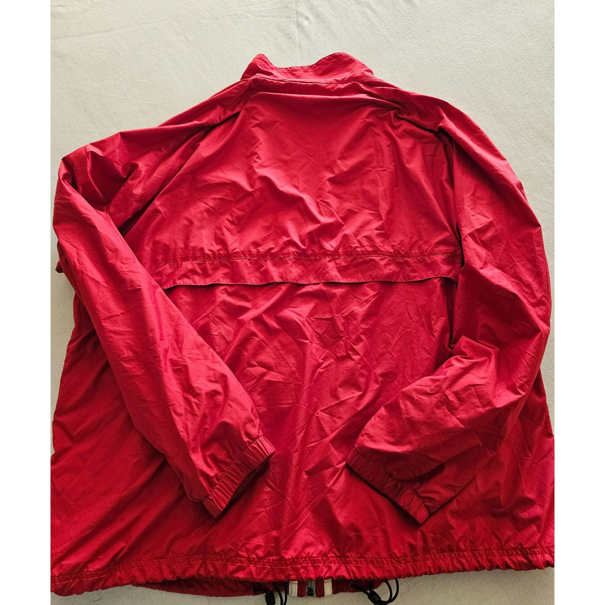 Adidas Adidas Climalite 3 Stripe Red White Full Zip Track Jacket Me Size US XL / EU 56 / 4 - 9 Thumbnail