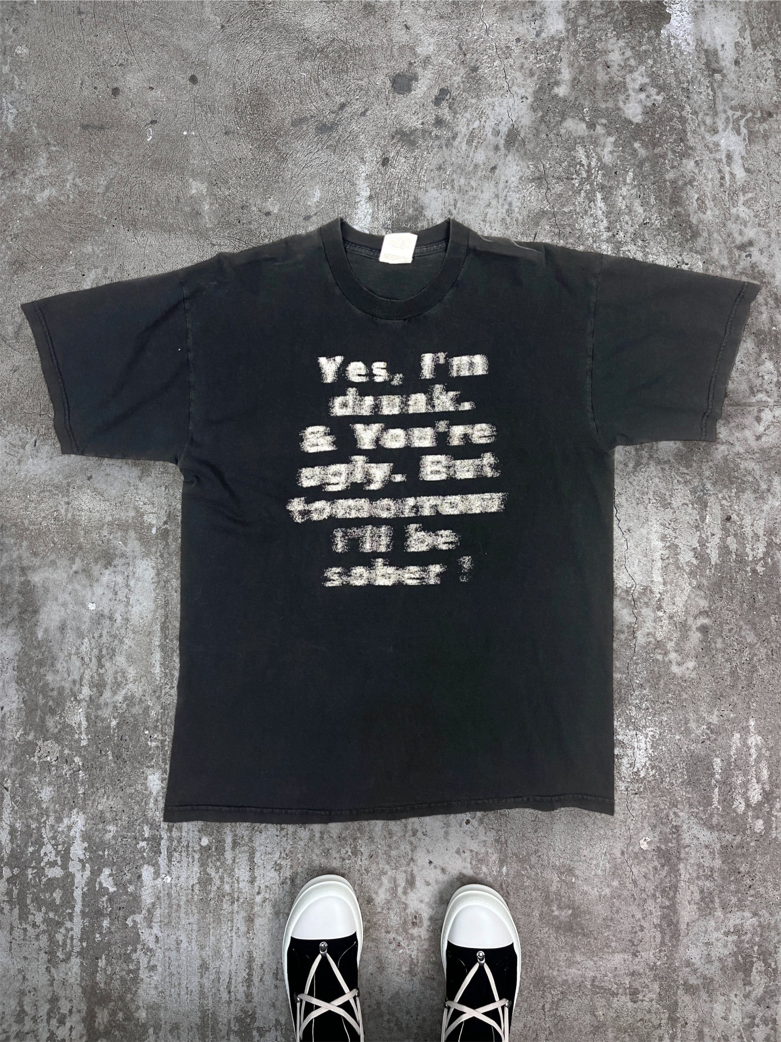 Streetwear × Vintage Vintage 90 I'm Here About The Blowjob funny