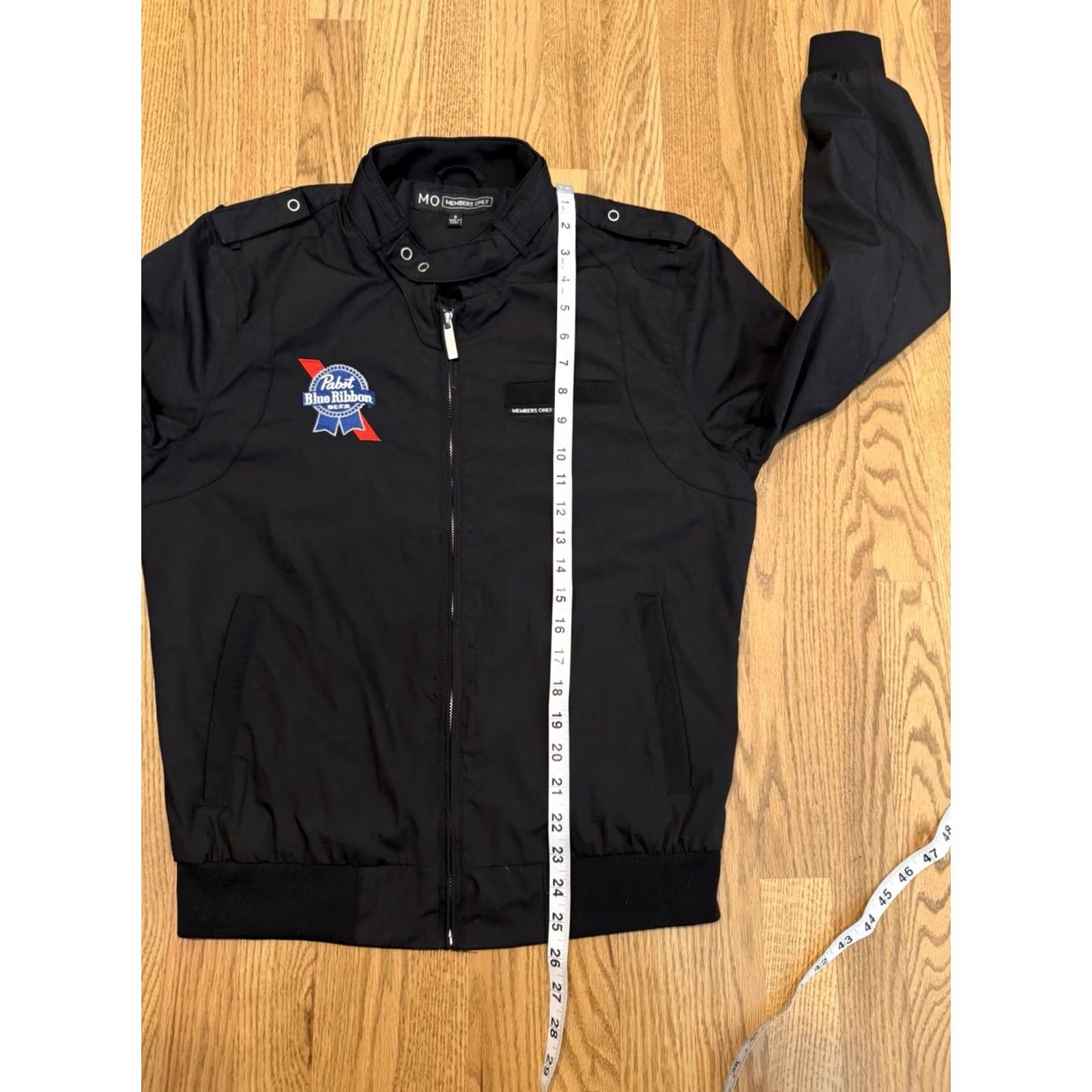 Members Only VINTAGE Members Only Bomber Jacket Men’s S Black PBR Logo Full Zip Short Stand-Up Collar Embroidered Casual Vintage Theme Size US S / EU 44-46 / 1 - 5 Thumbnail