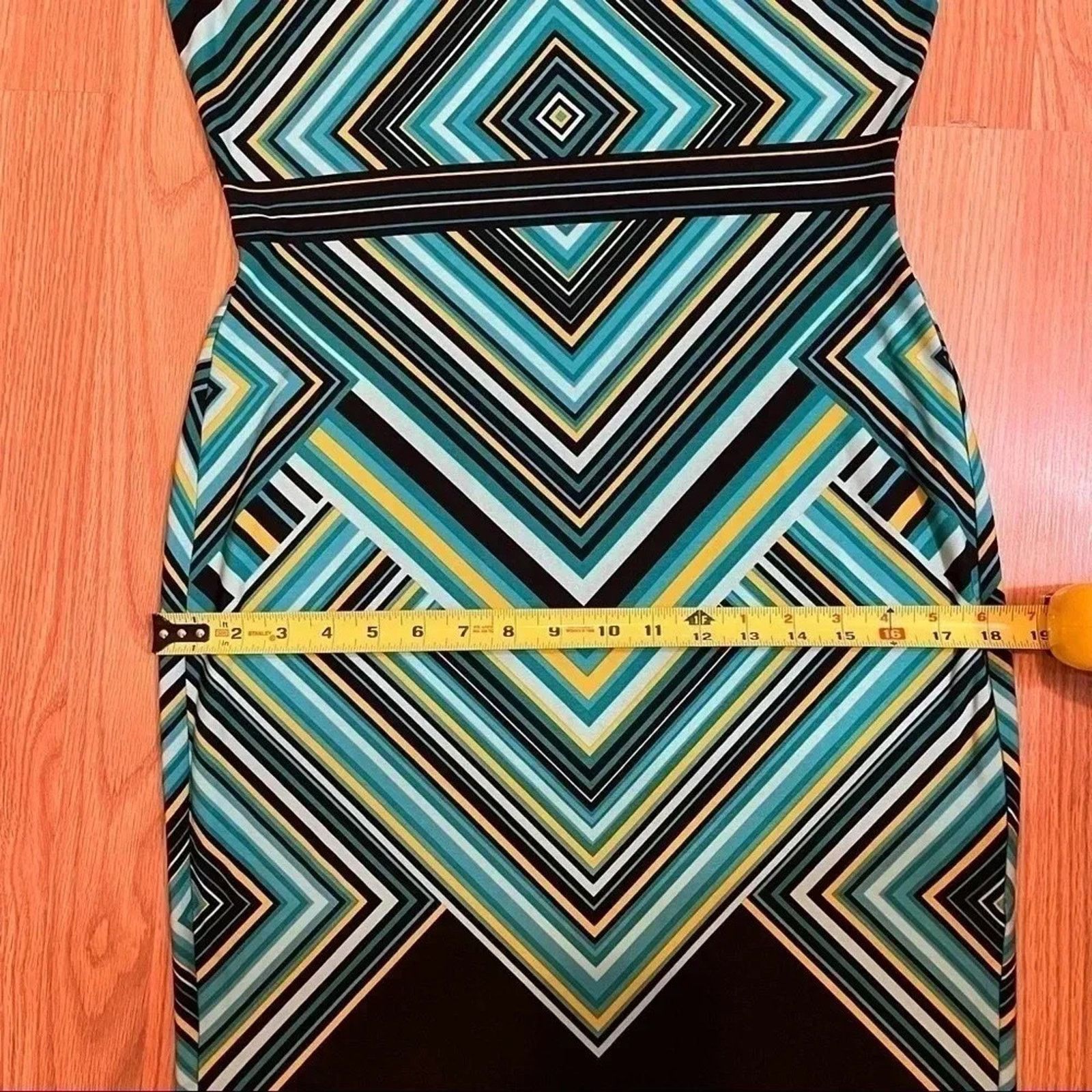 Other Dana Buchman Size 8 Retro Design Knee Length Pencil Dress Size M / US 6-8 / IT 42-44 - 9 Thumbnail